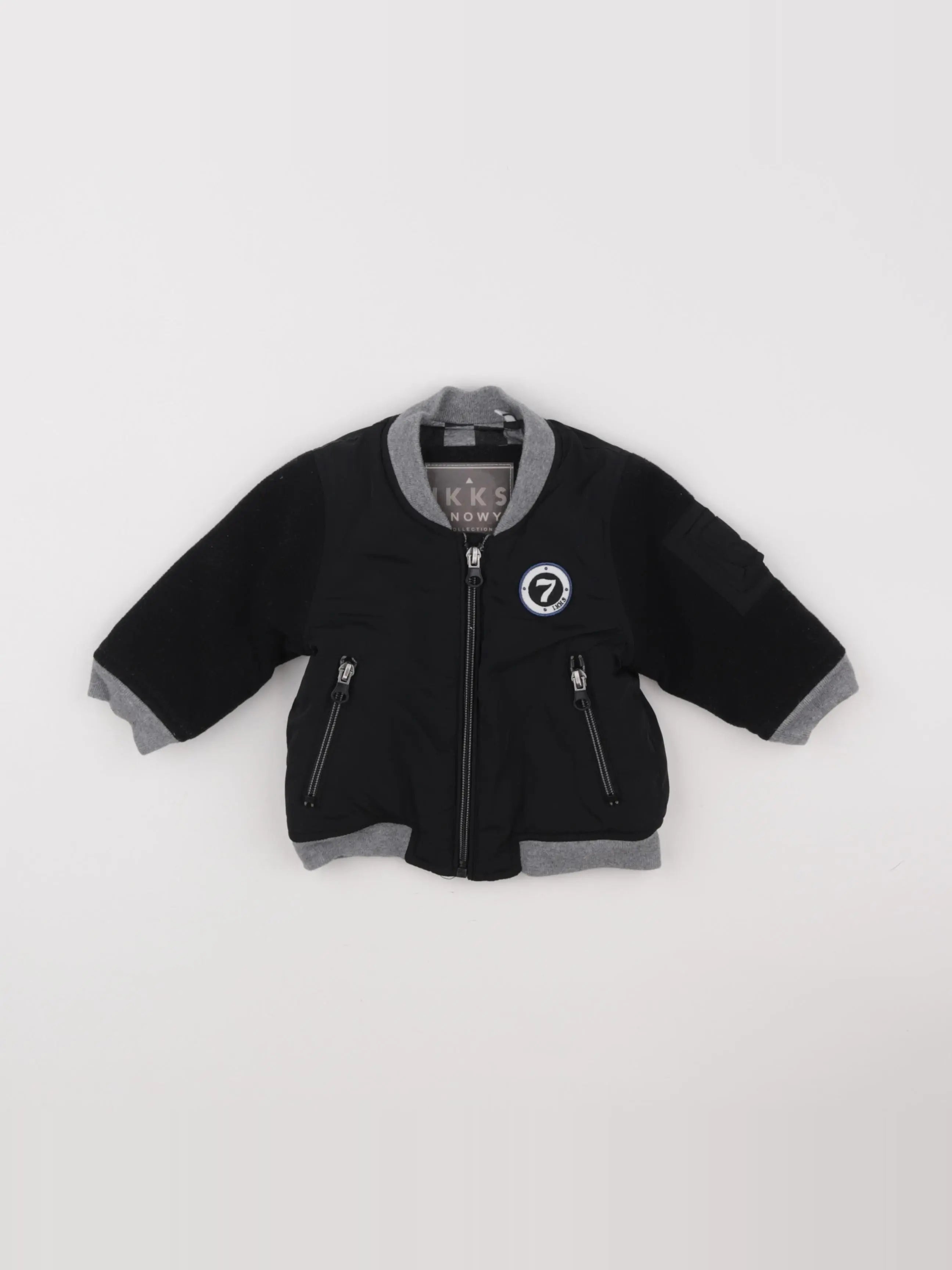 IKKS - veste noir - 6 mois