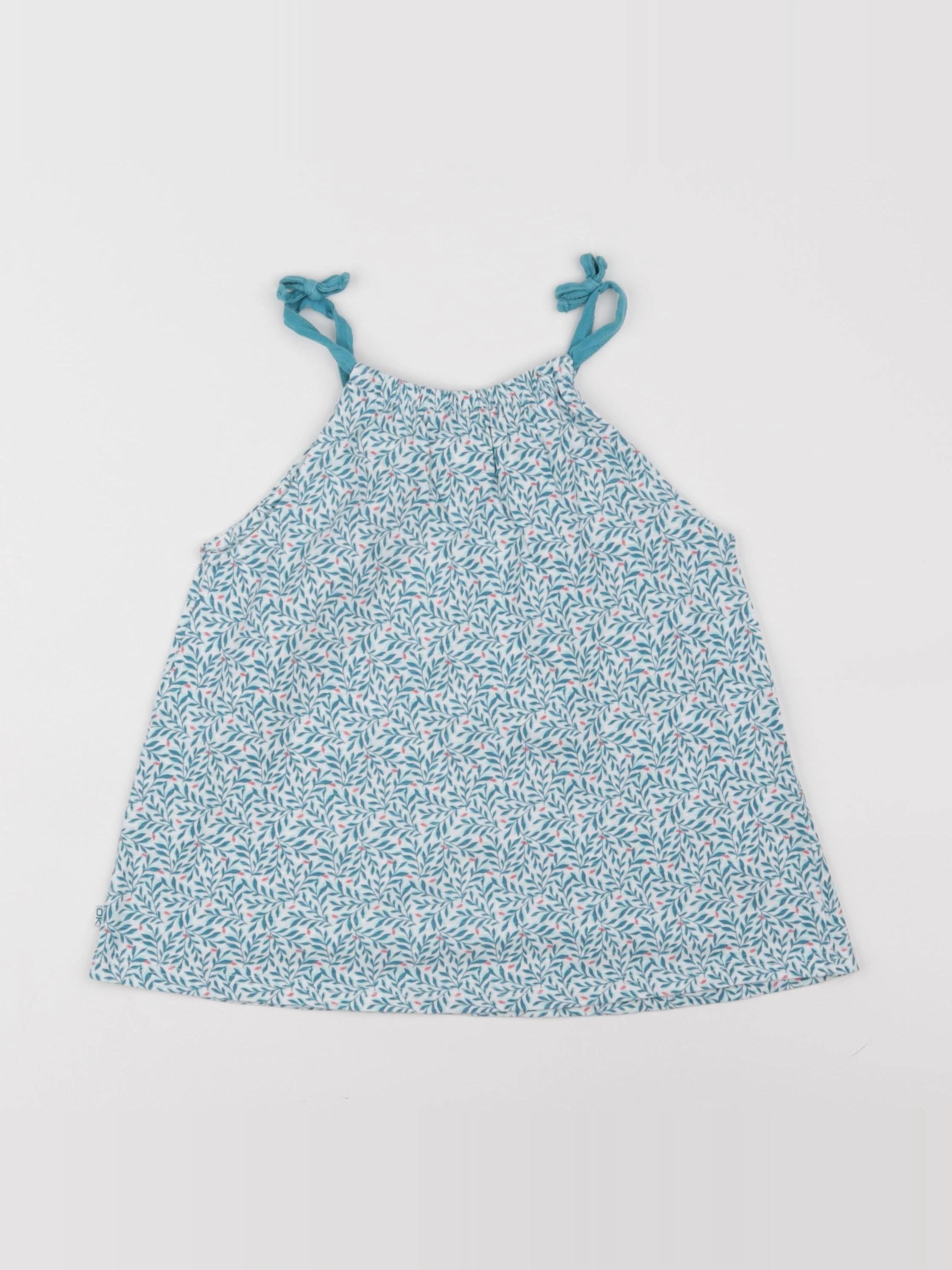 Okaidi - blouse bleu - 8 ans