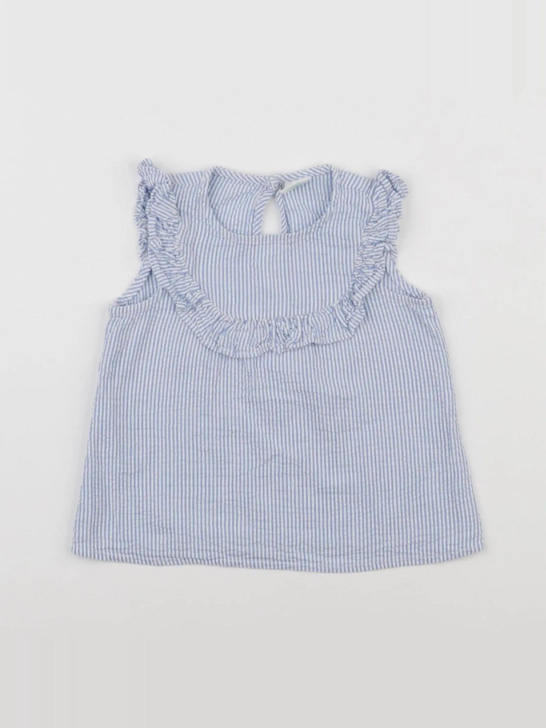 H&M - blouse bleu - 12 mois