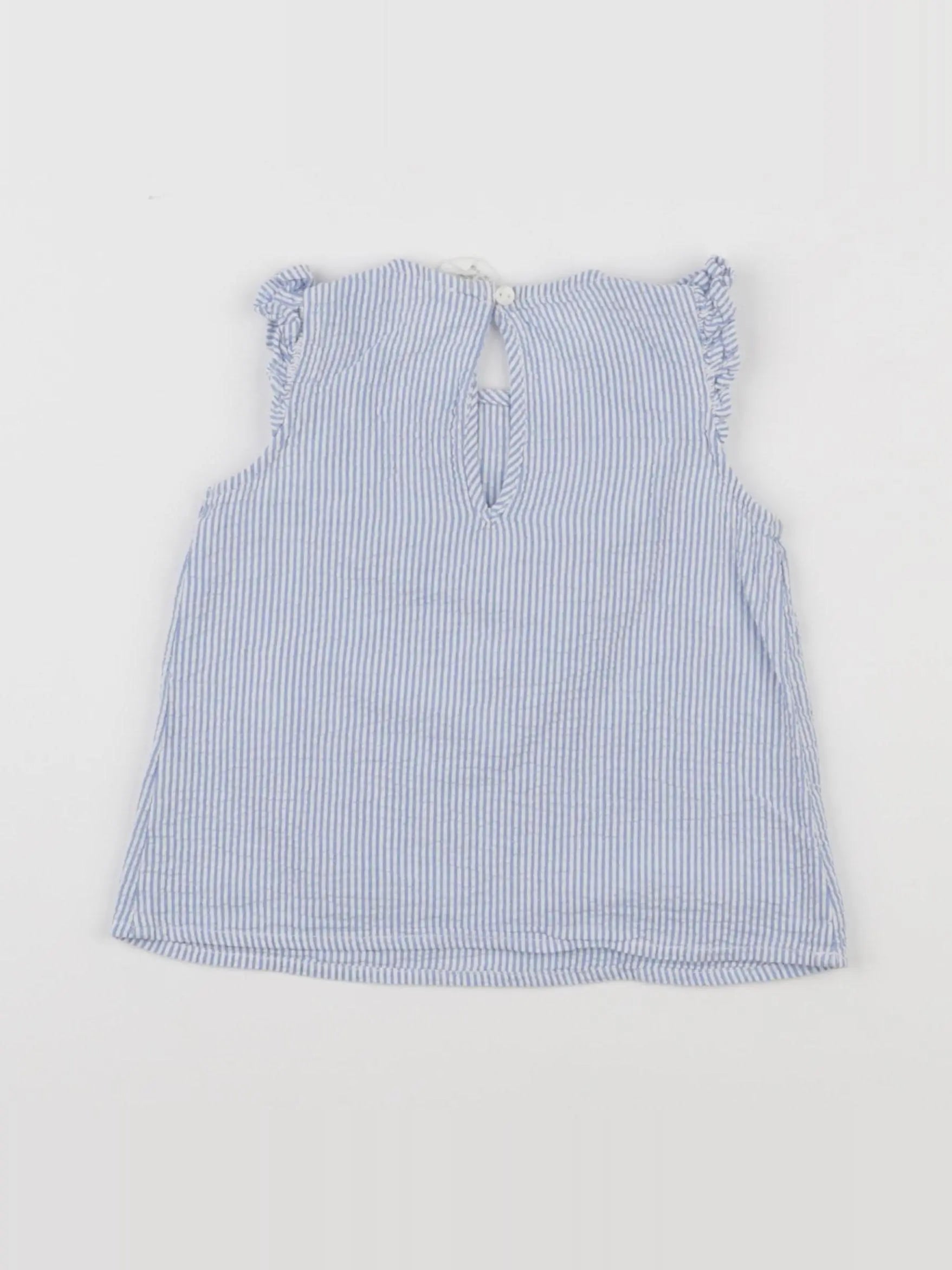 H&M - blouse bleu - 12 mois