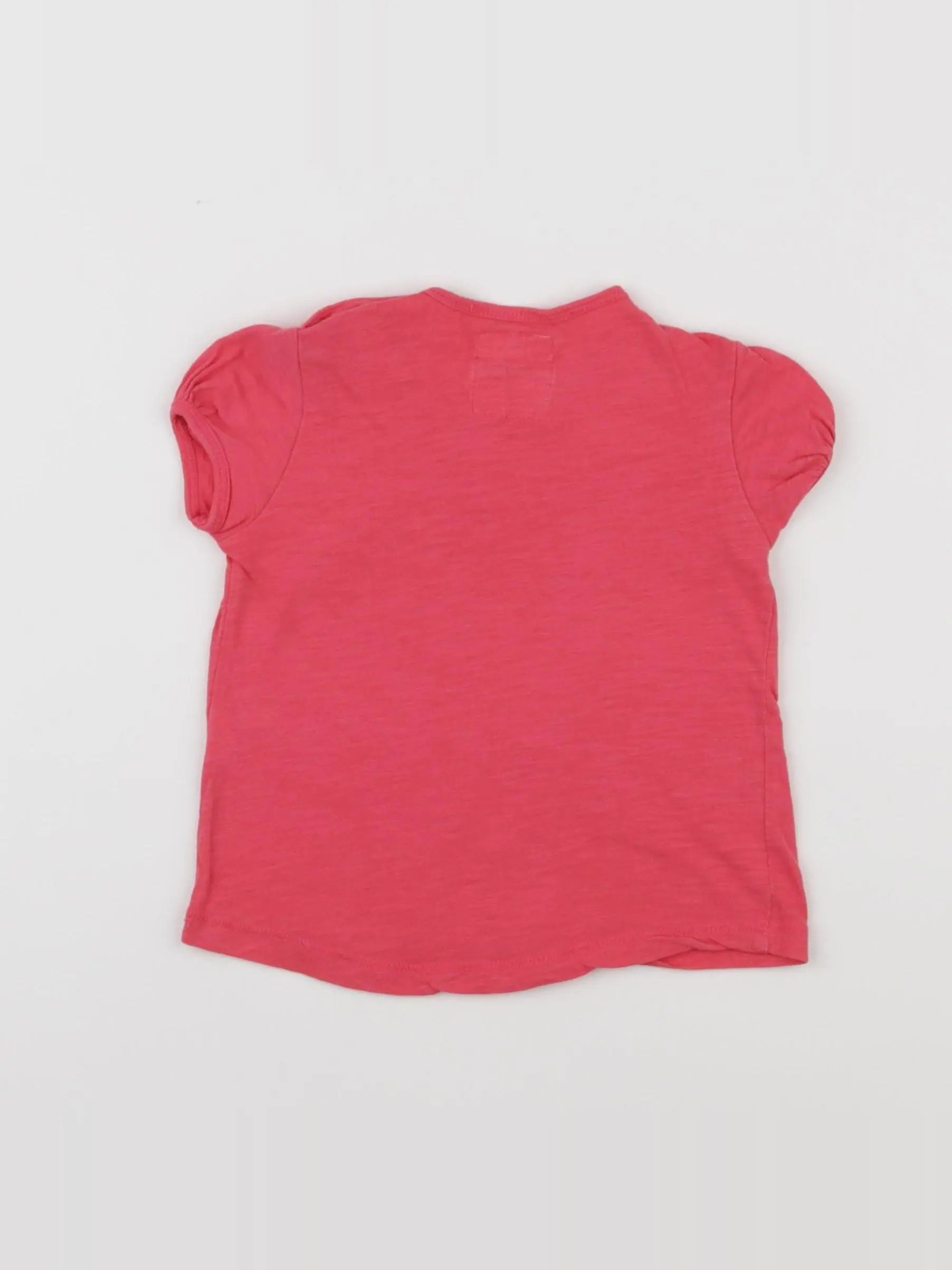 Zara - tee-shirt rose - 9/12 mois