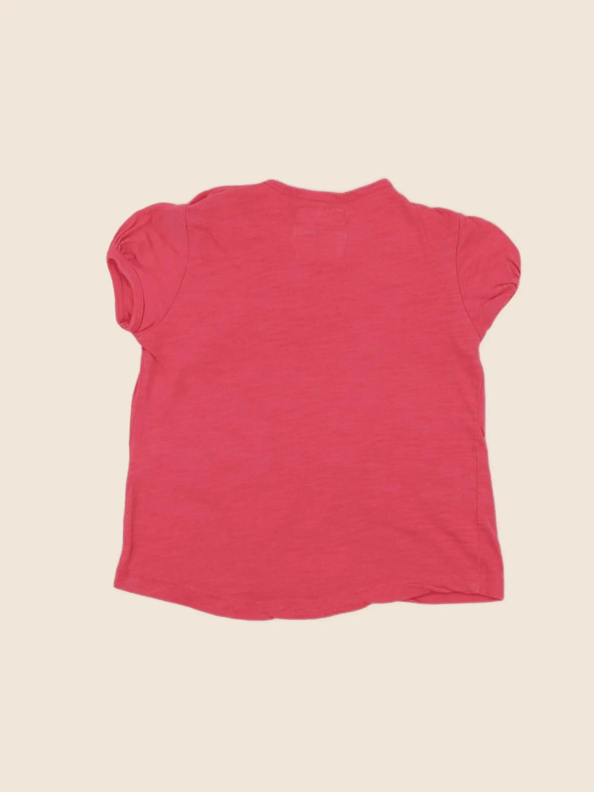 Zara - tee-shirt rose - 9/12 mois