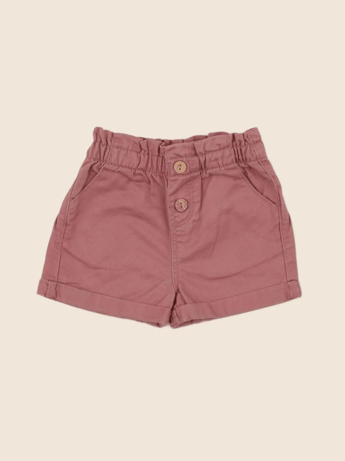 Vertbaudet - short rouge - 12 mois