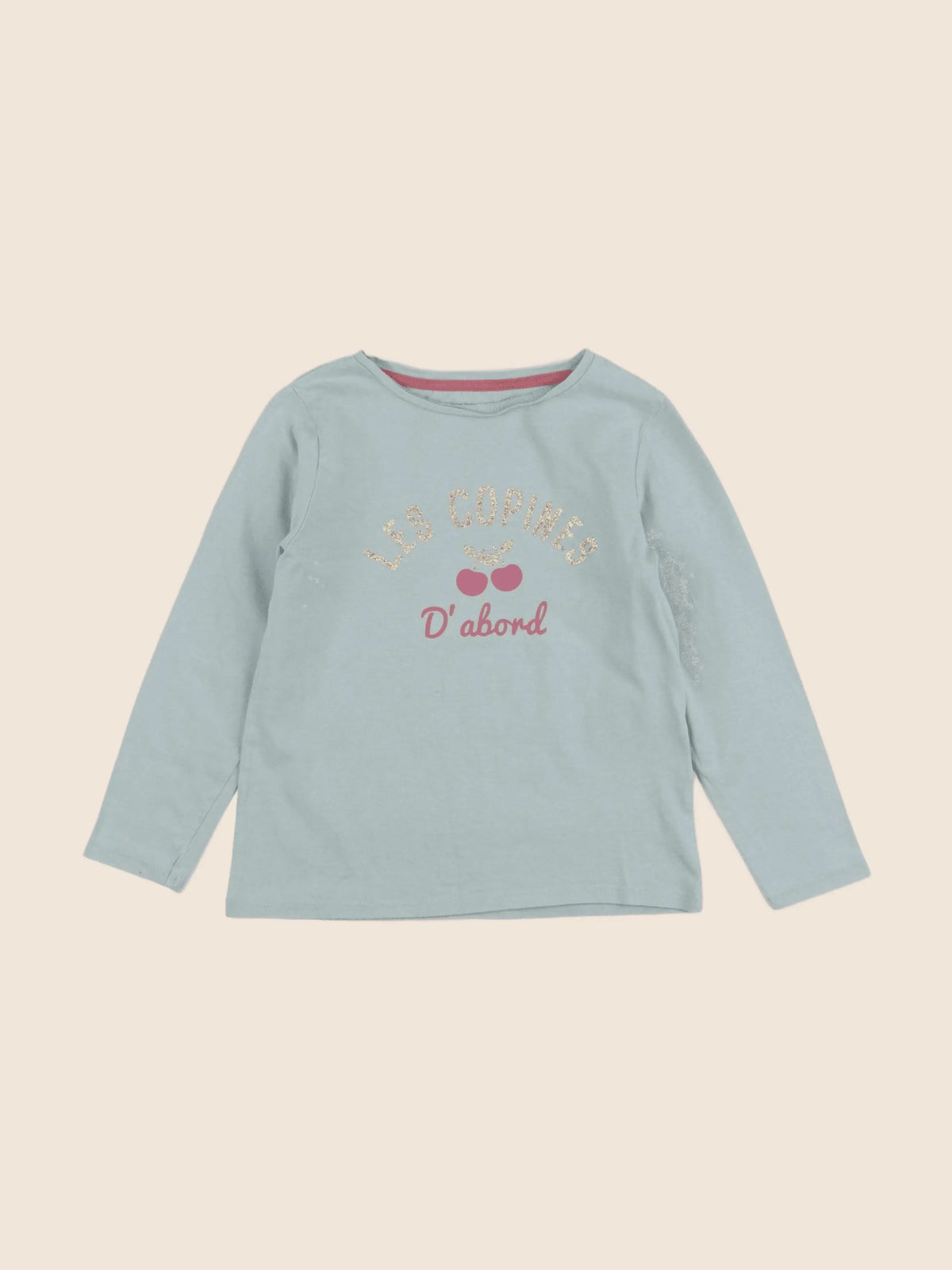 Vertbaudet - tee-shirt vert, or - 6 ans