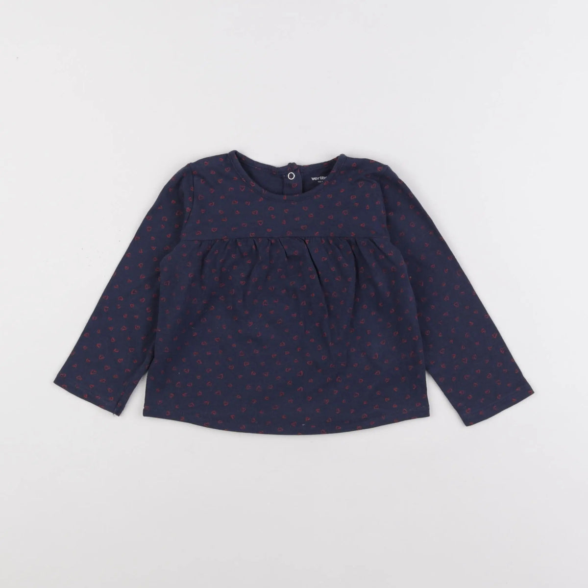 Vertbaudet - tee-shirt bleu - 18 mois