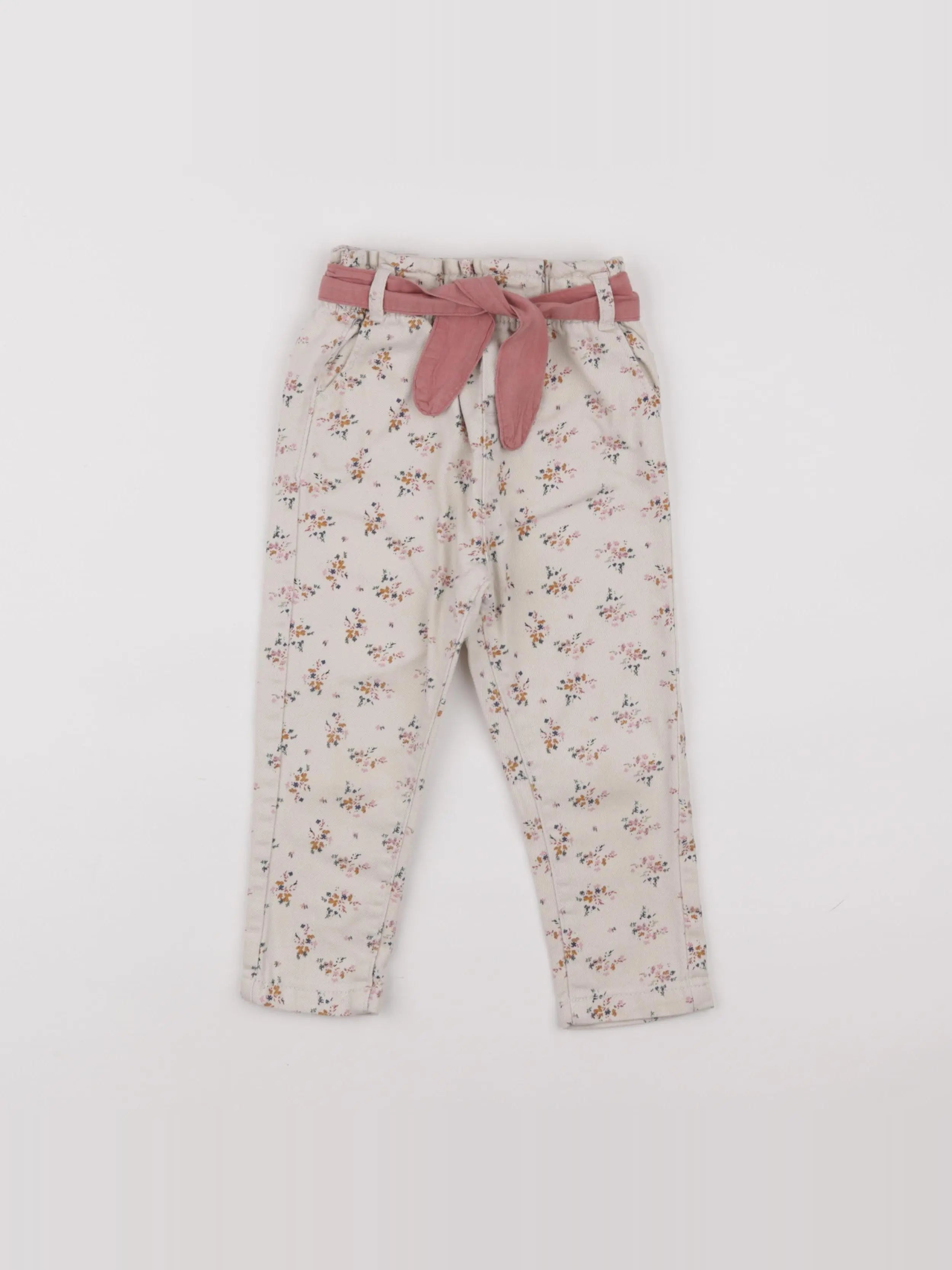 Vertbaudet - jean beige - 24 mois