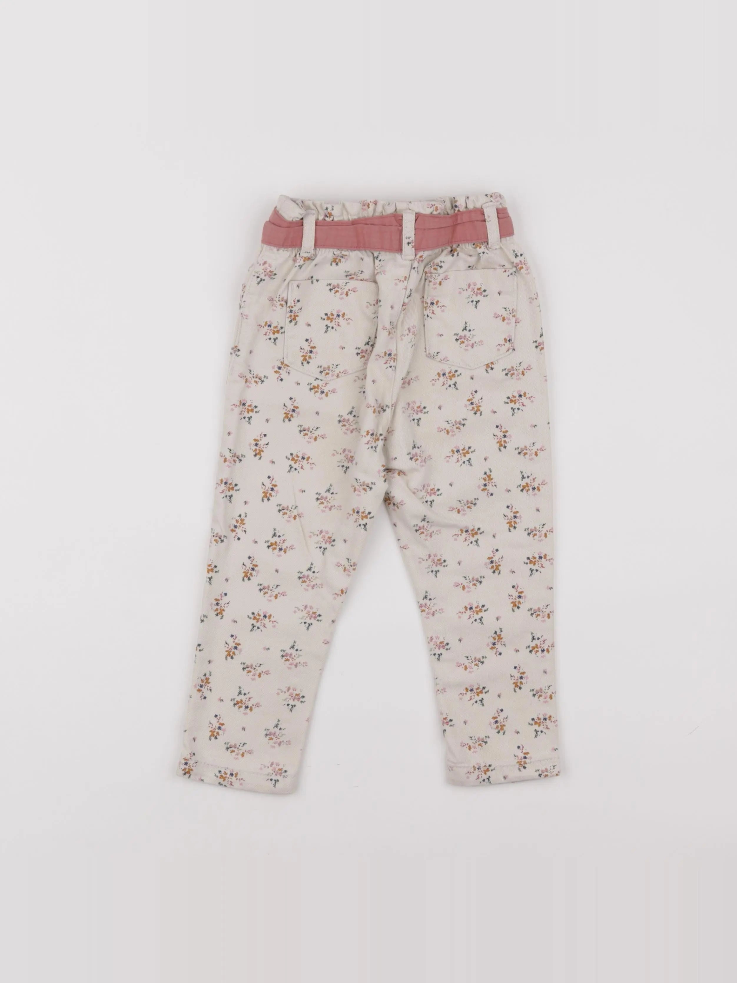 Vertbaudet - jean beige - 24 mois