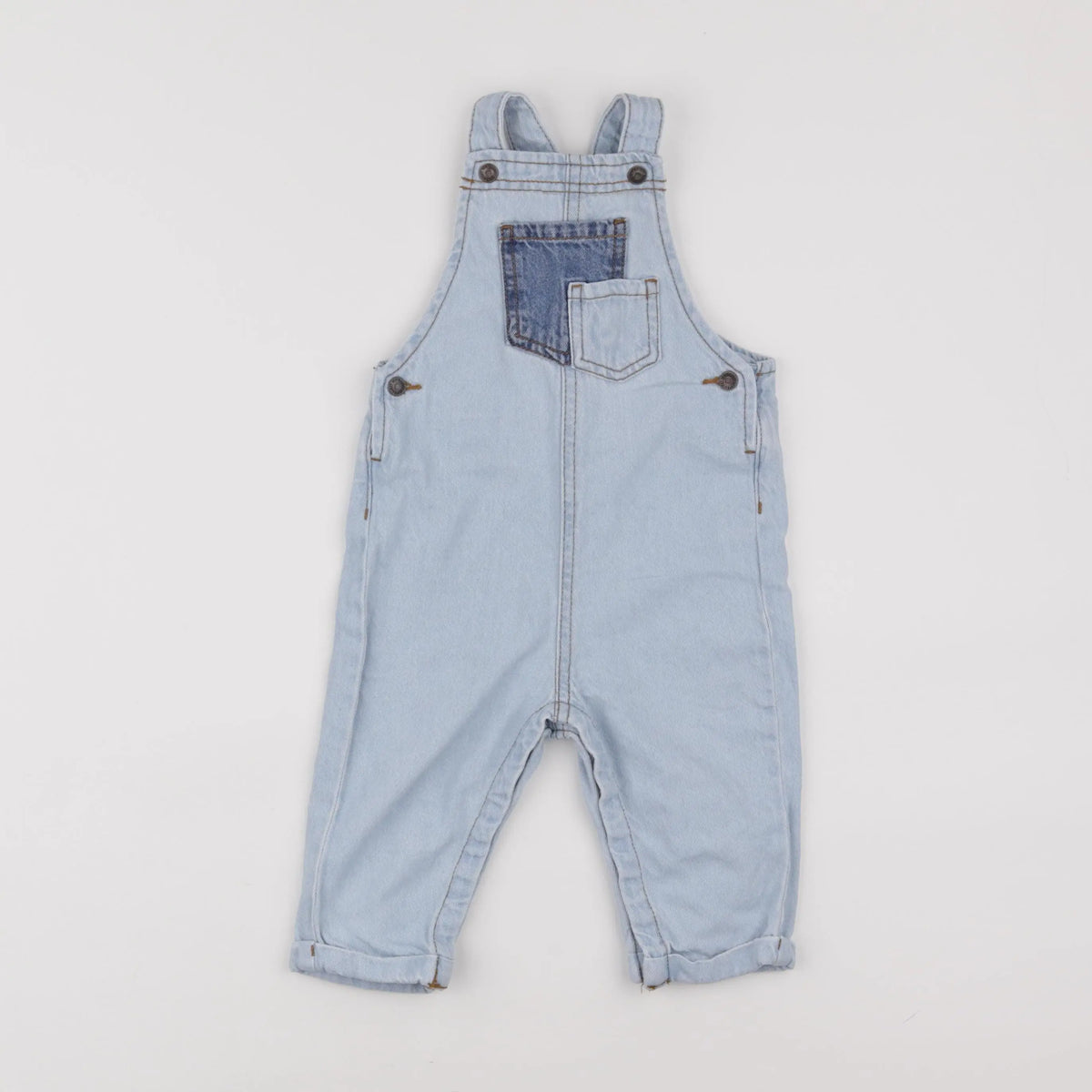 Vertbaudet - salopette bleu - 12 mois