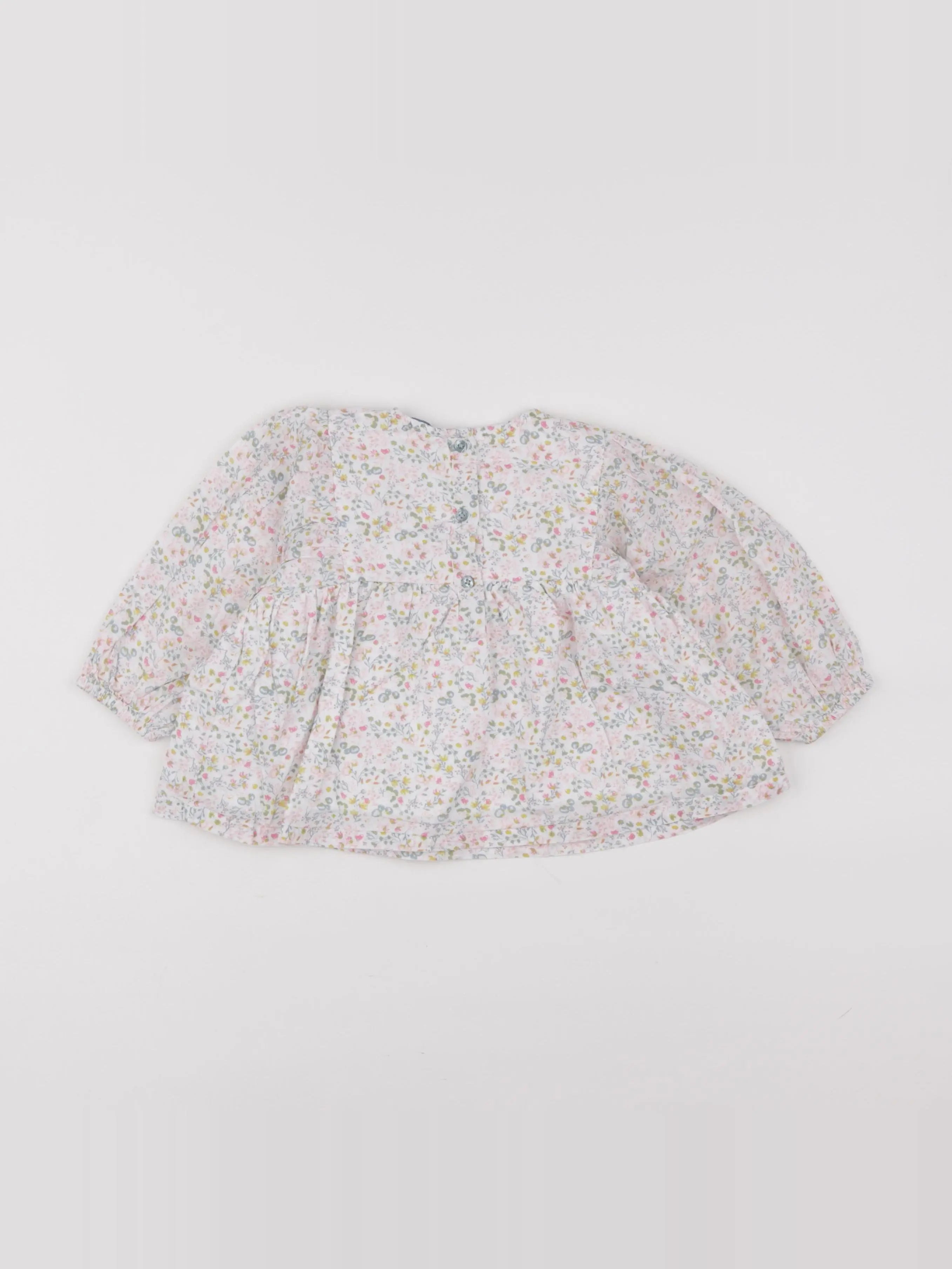 Vertbaudet - blouse blanc - 18 mois