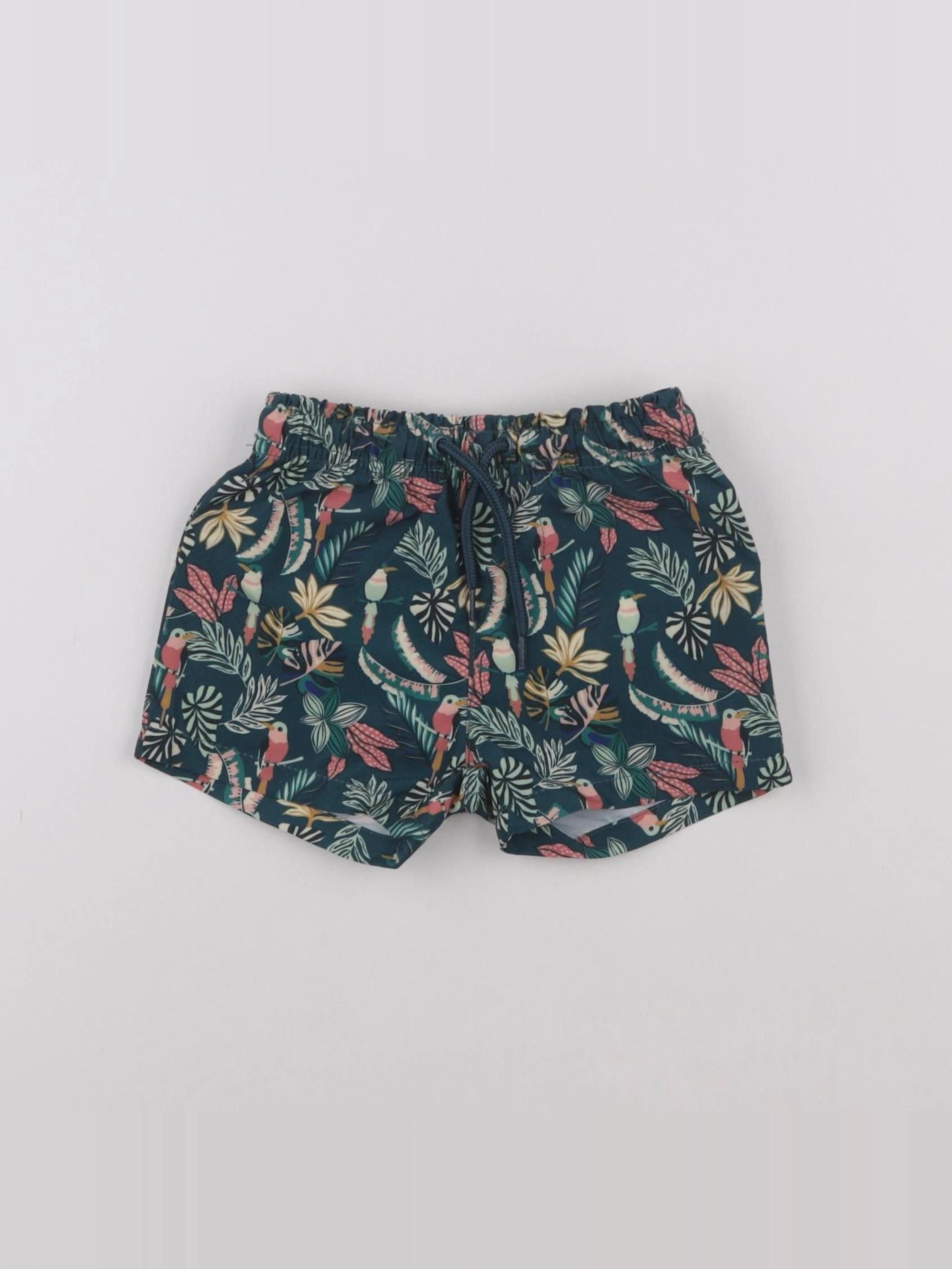 Vertbaudet - maillot de bain vert - 6 mois