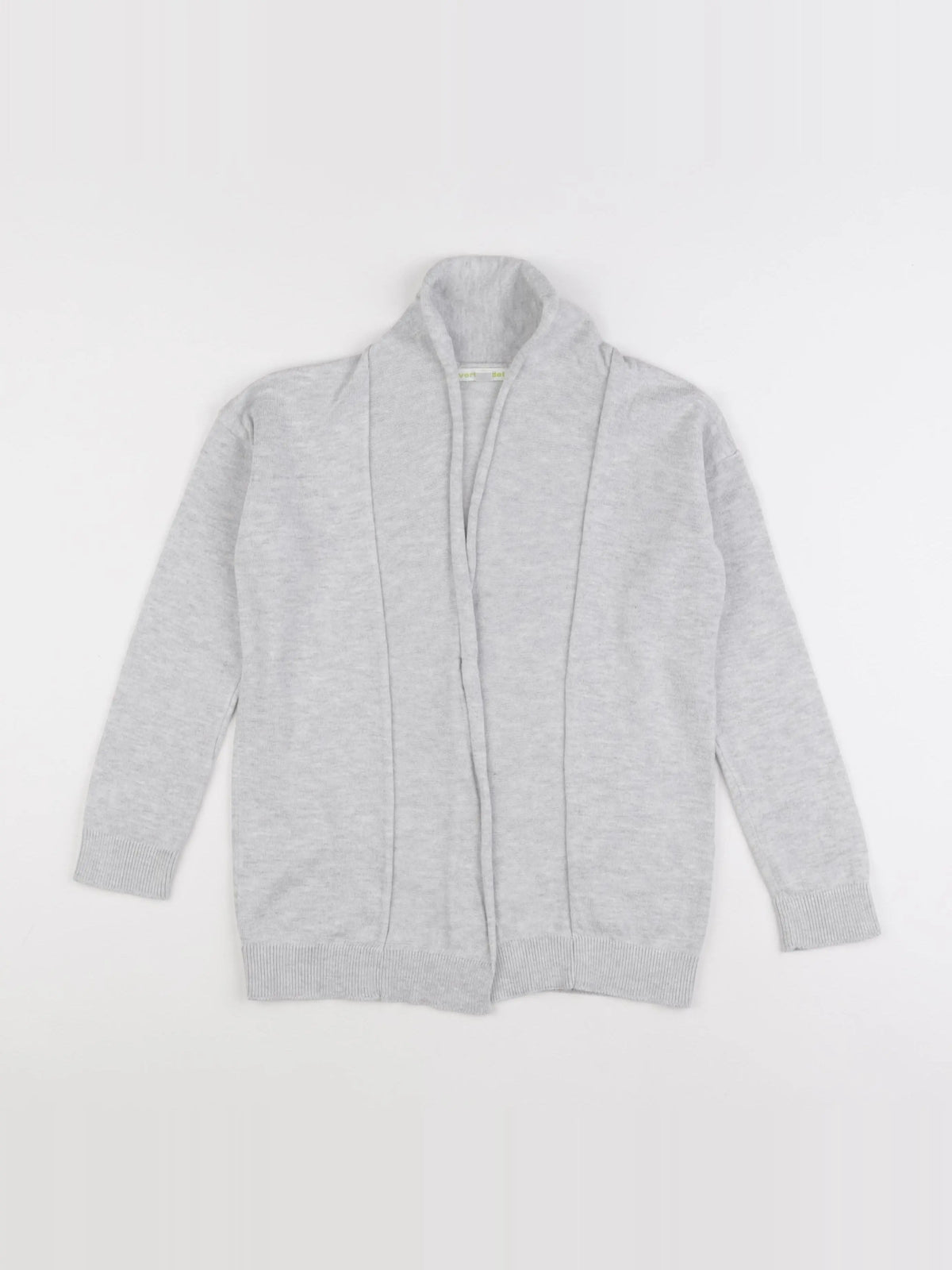 Vertbaudet - gilet gris - 8 ans