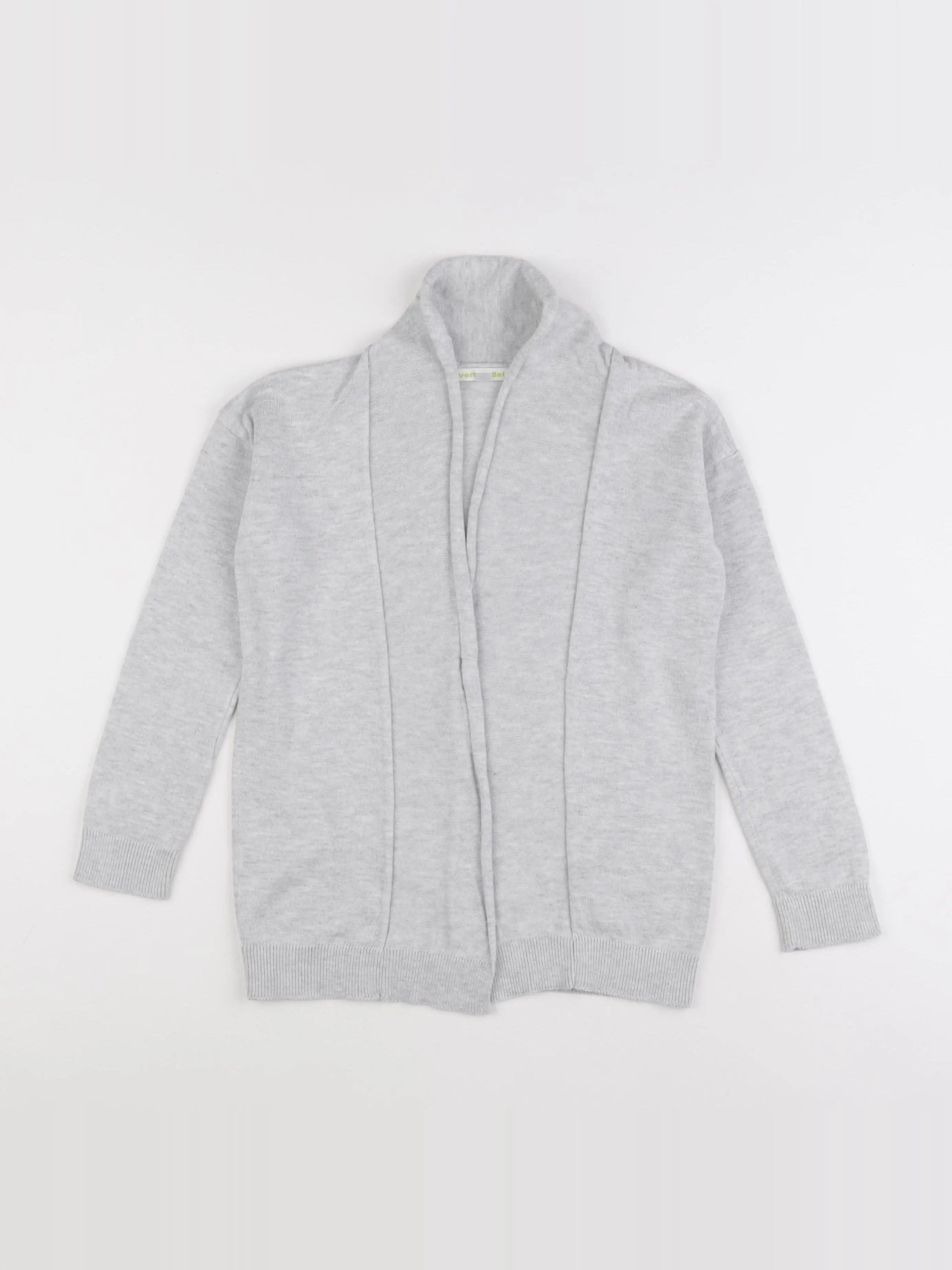 Vertbaudet - gilet gris - 8 ans