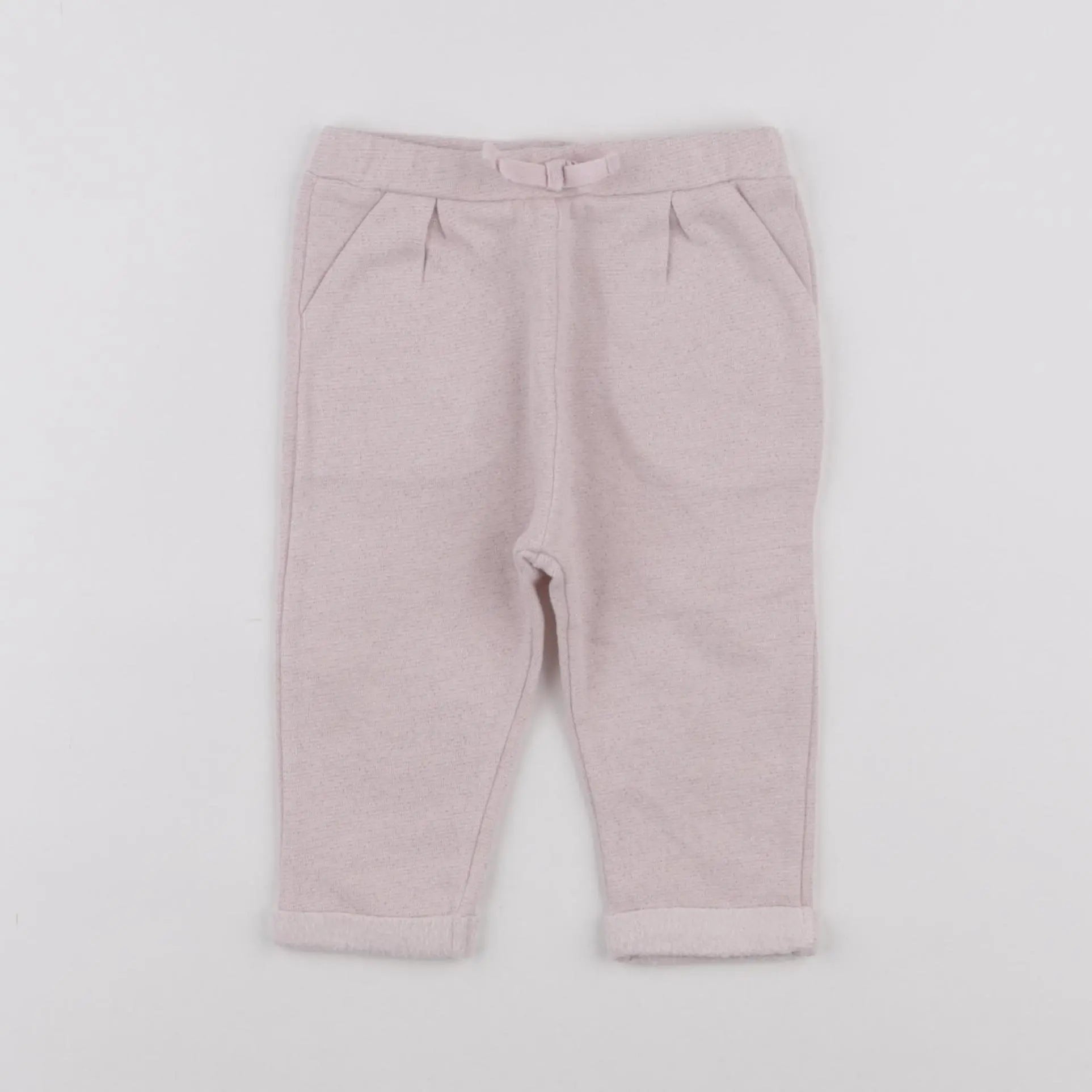 Vertbaudet - pantalon rose - 12 mois