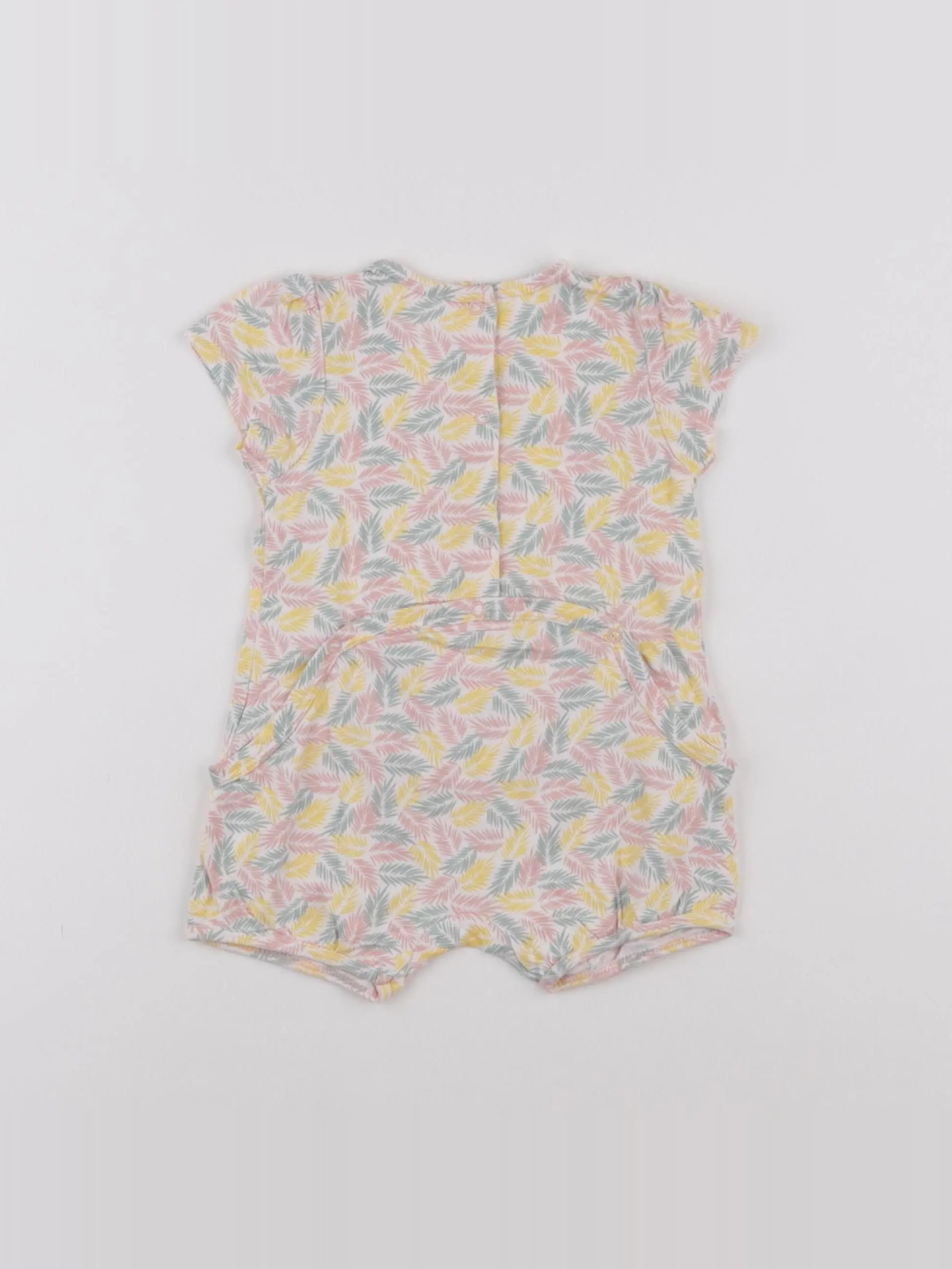 Vertbaudet - combinaison multicolore - 6 mois
