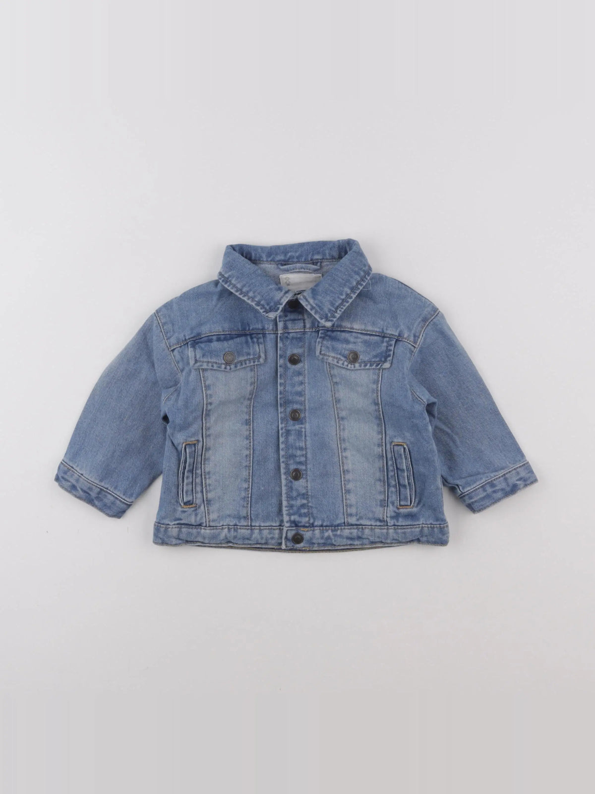 Vertbaudet - veste bleu - 12 mois