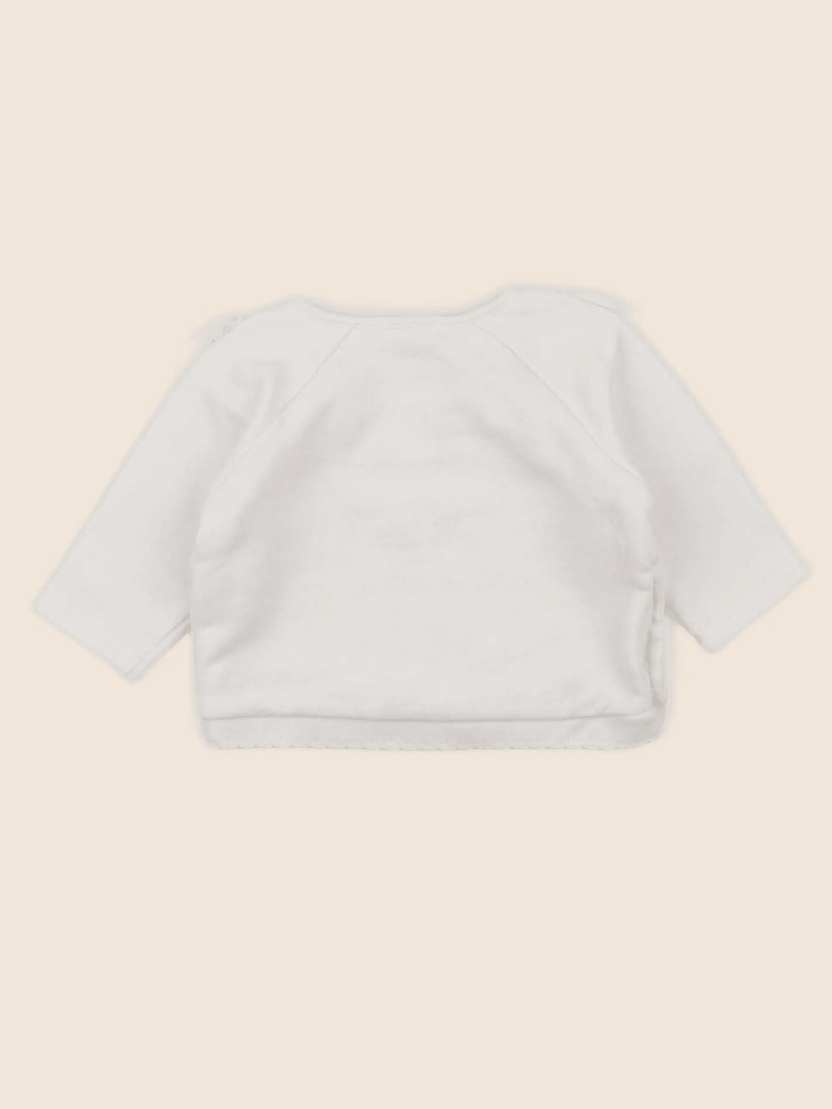 Vertbaudet - sweat beige - 6 mois