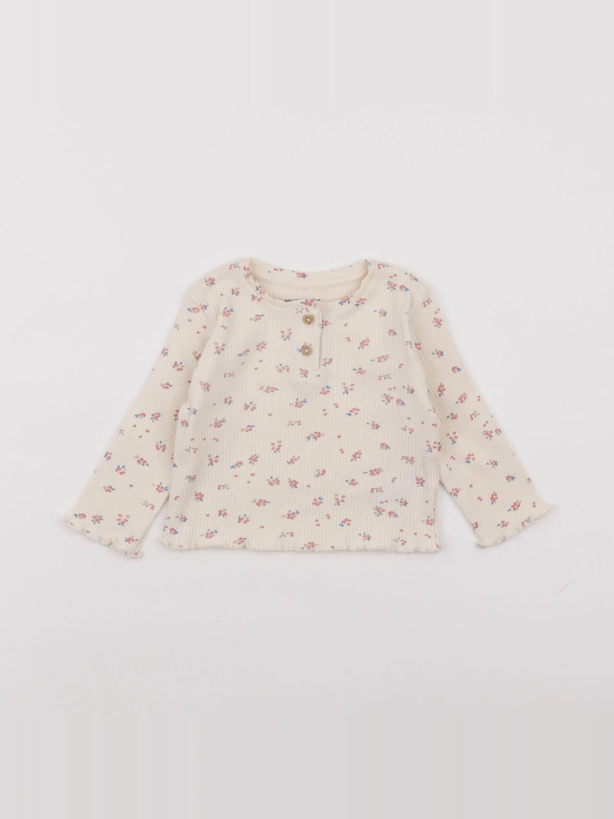 Vertbaudet - tee-shirt beige - 6 mois