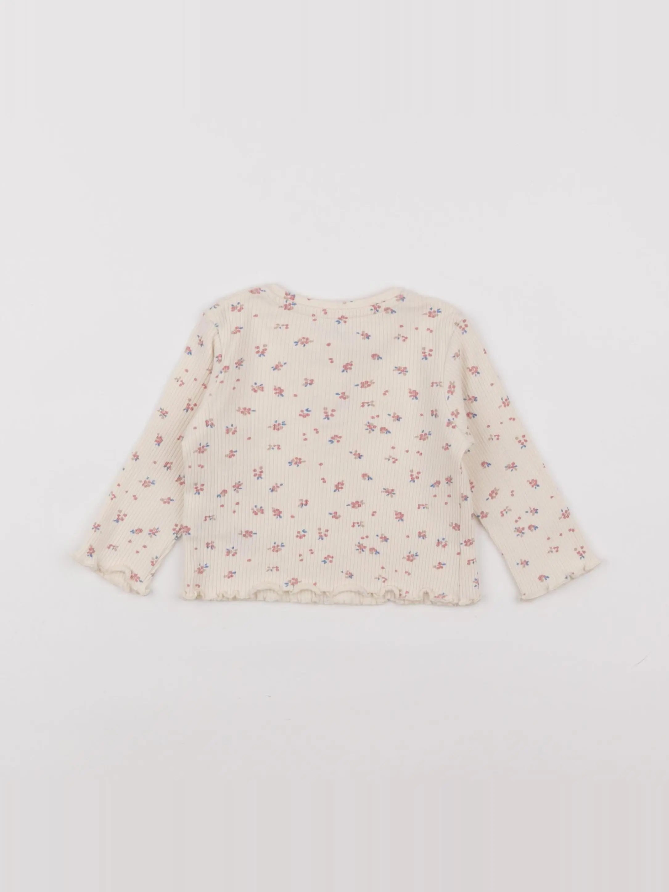 Vertbaudet - tee-shirt beige - 6 mois