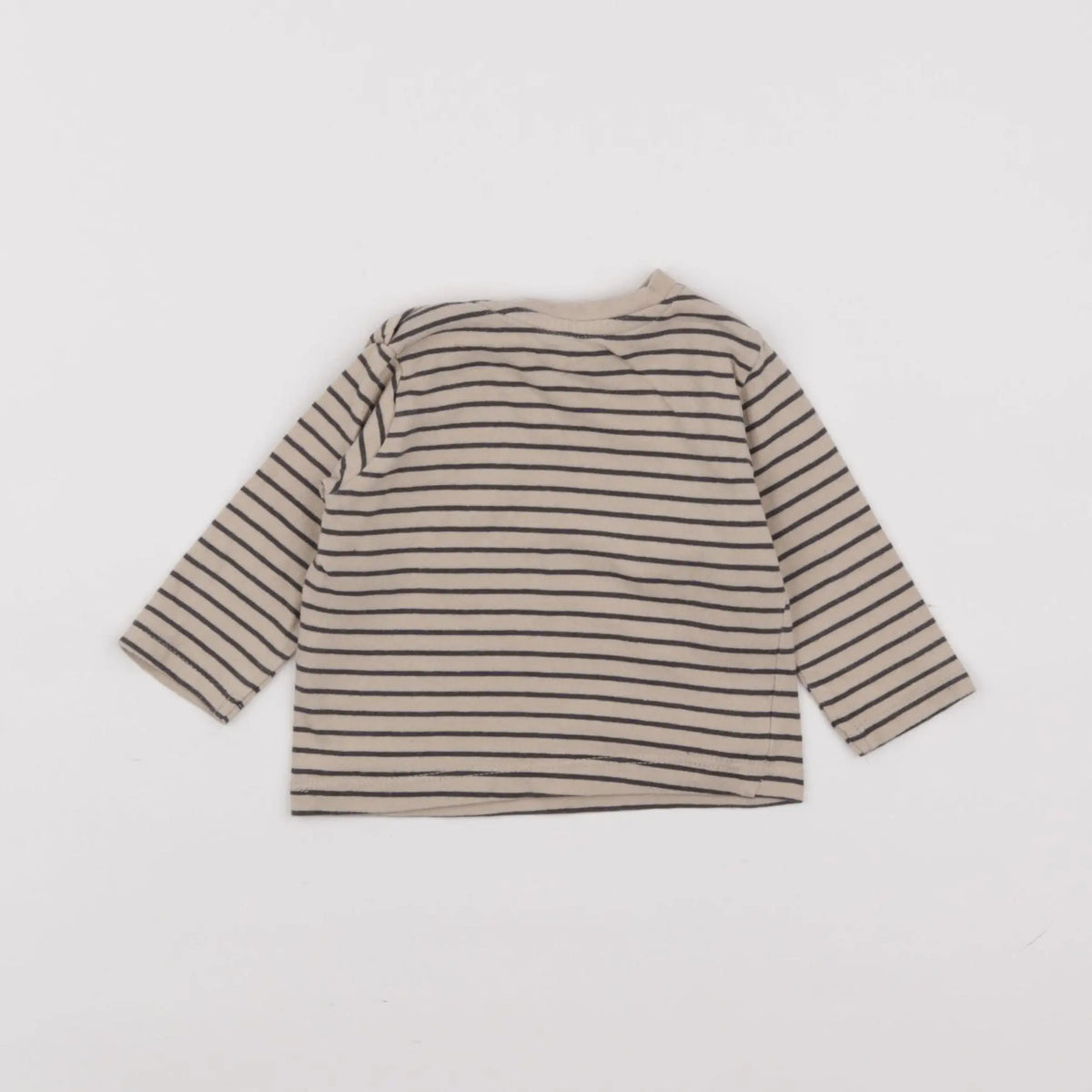 Vertbaudet - tee-shirt beige - 3 mois