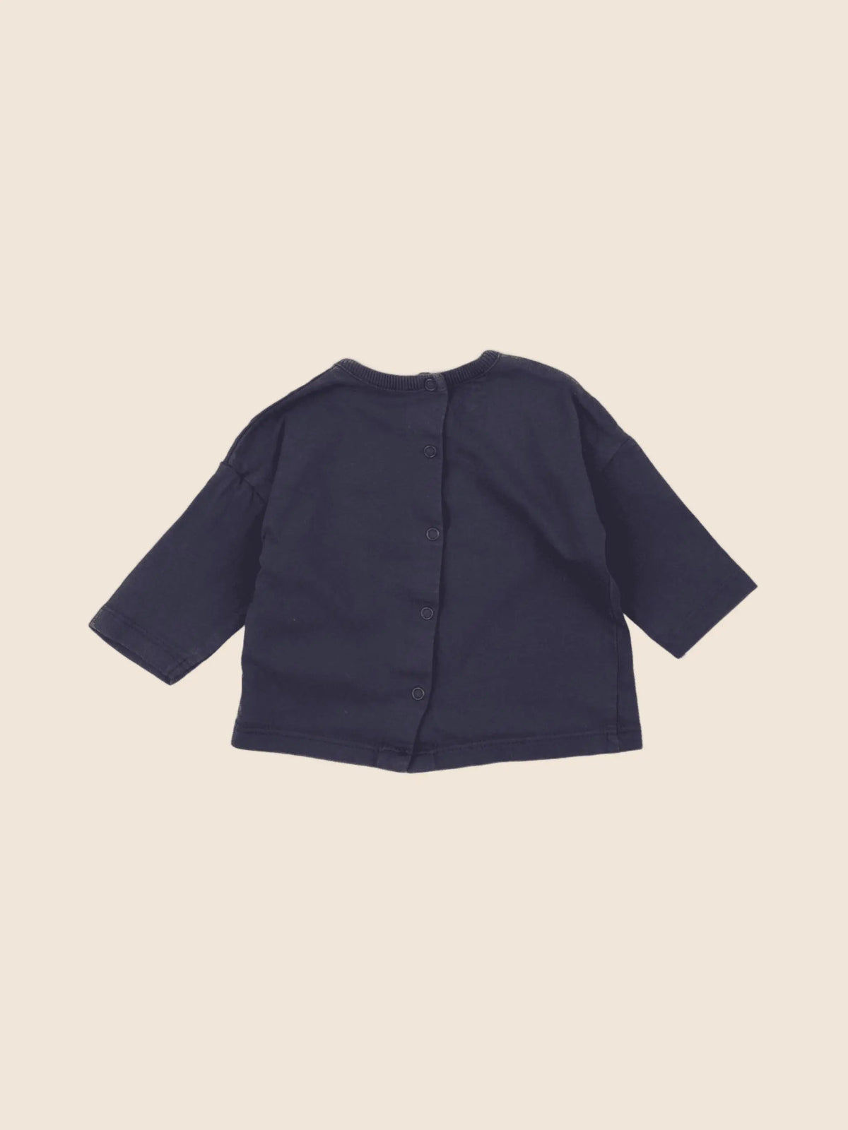 Vertbaudet - tee-shirt bleu - 3 mois