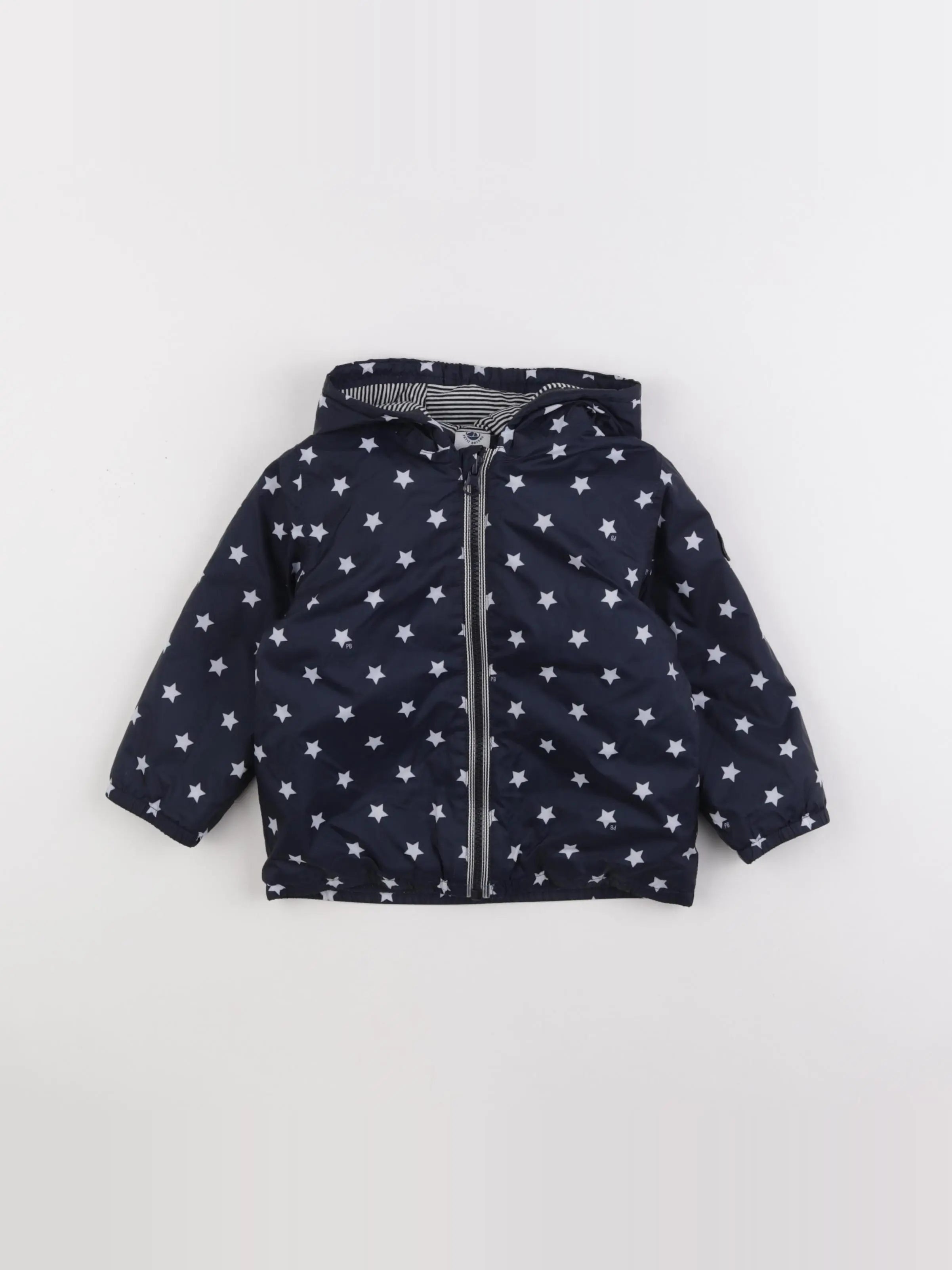 Petit Bateau - doudoune bleu - 18 mois