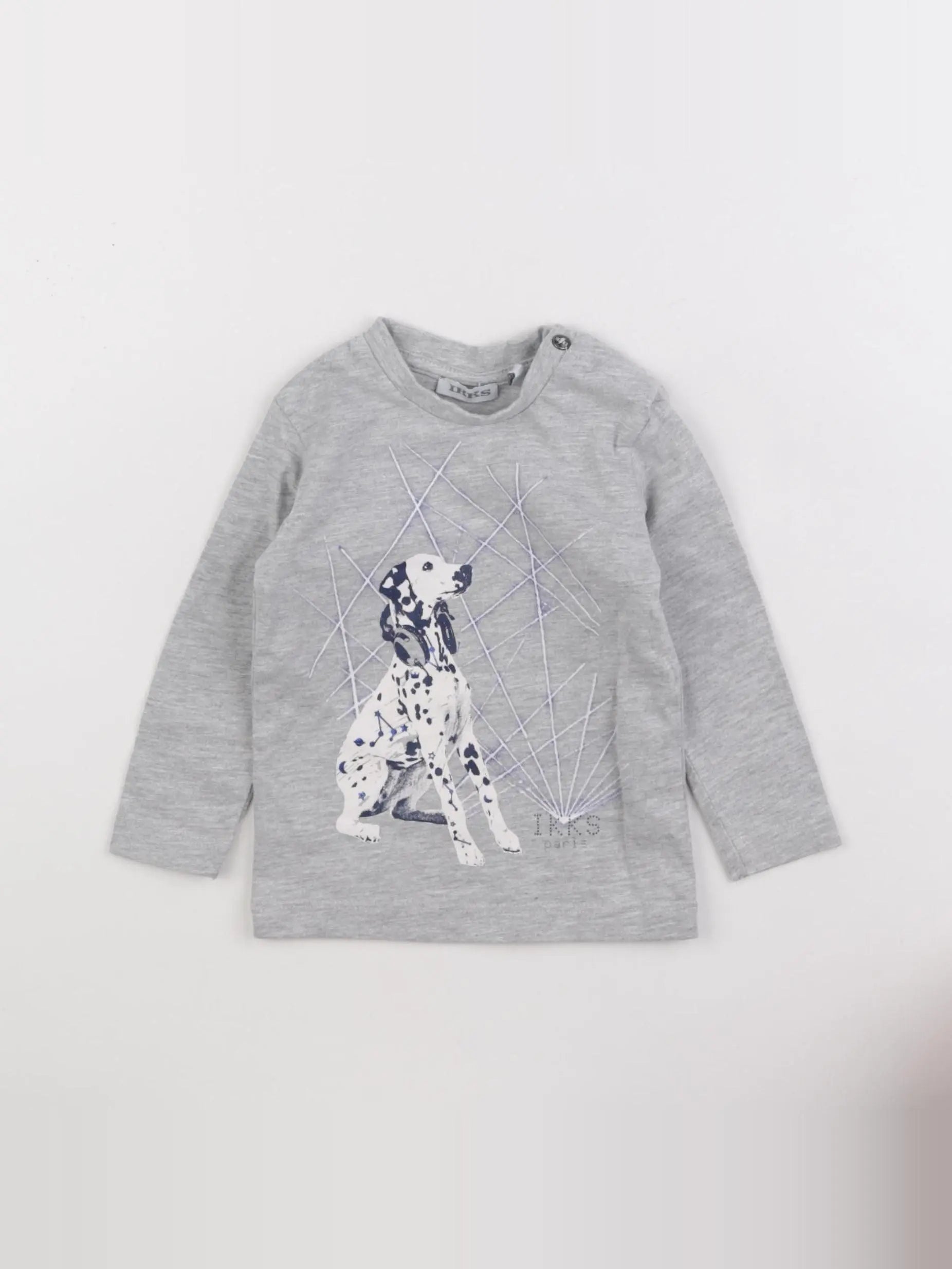 IKKS - tee-shirt gris - 6 mois