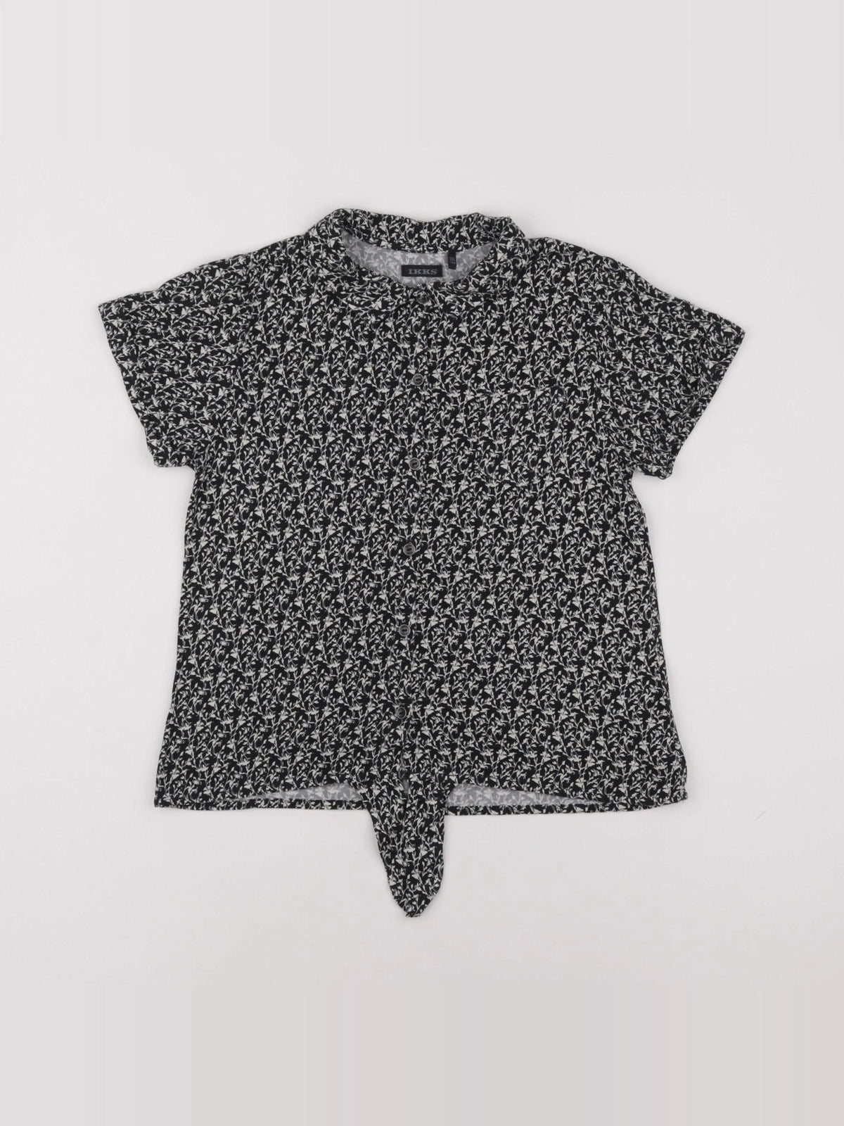 IKKS - chemise noir - 10 ans