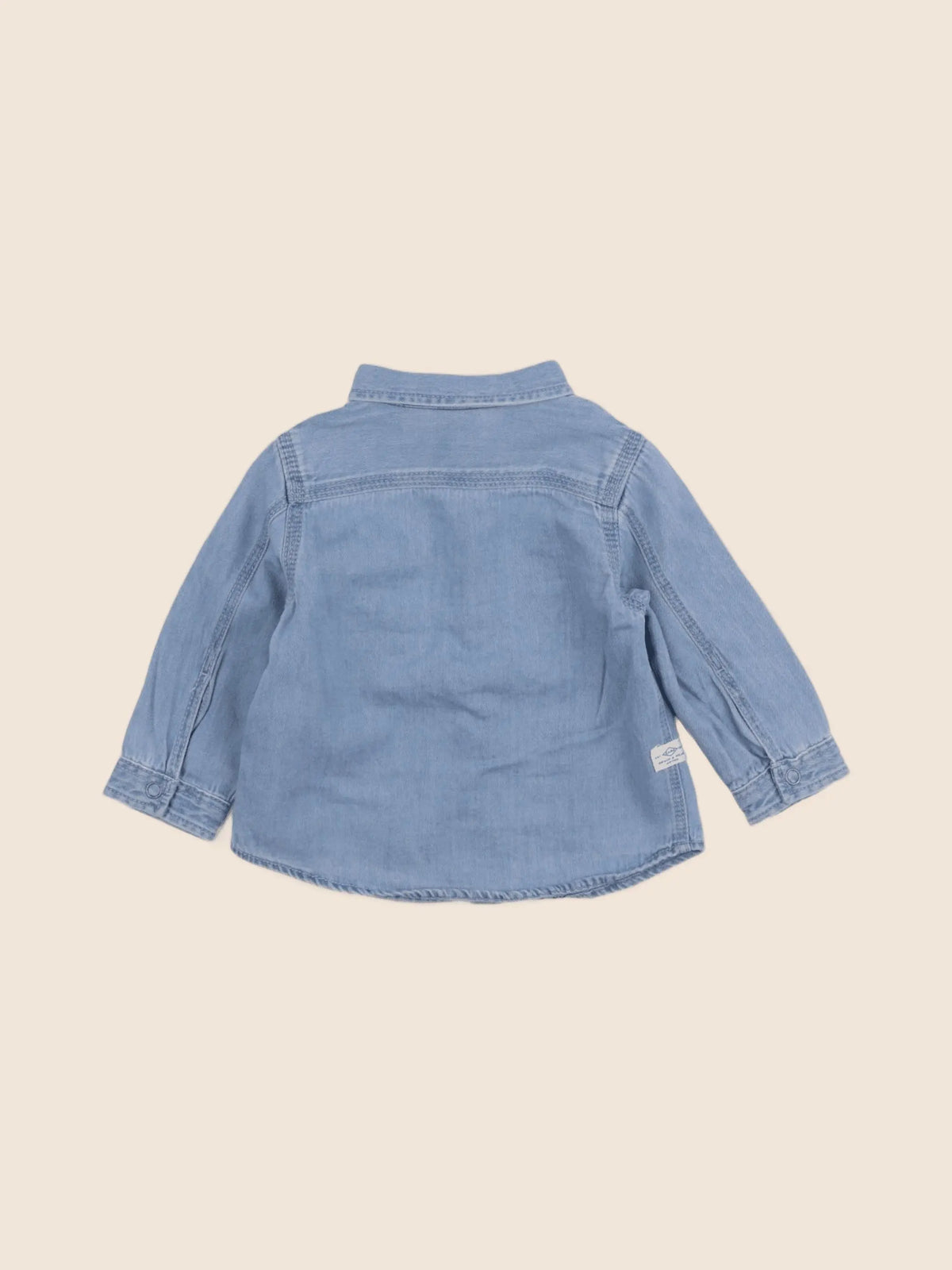 Zara - chemise bleu - 3/6 mois