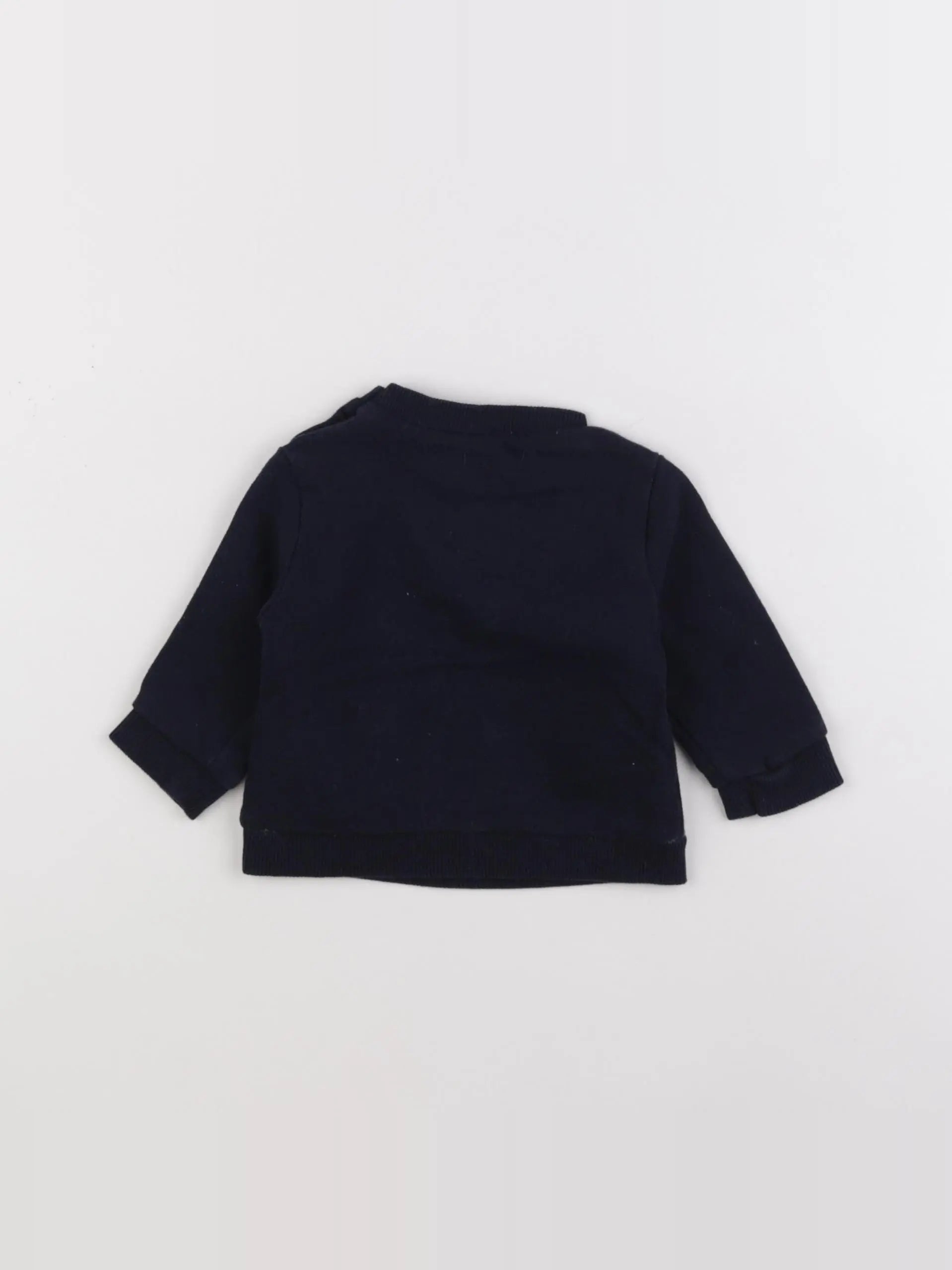 Boutchou - sweat bleu - 6 mois