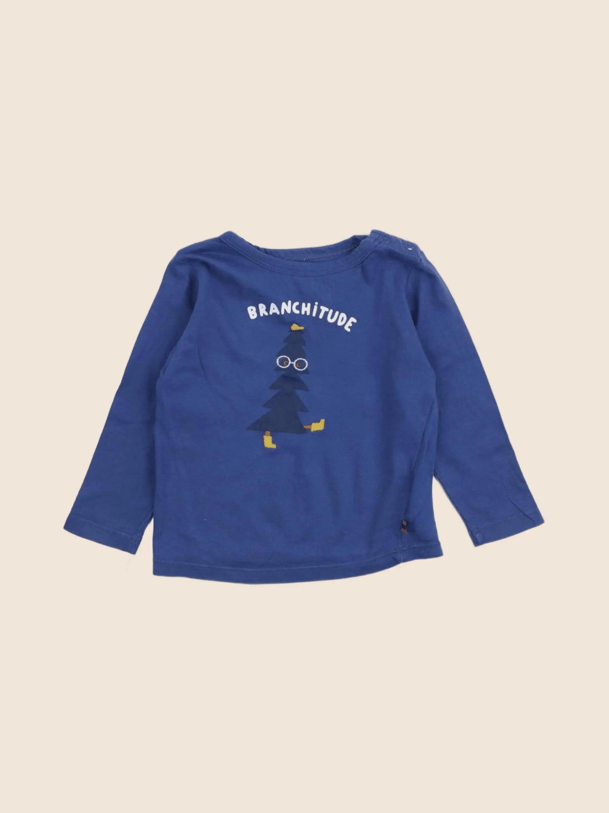 Cadet Rousselle - tee-shirt bleu - 12 mois