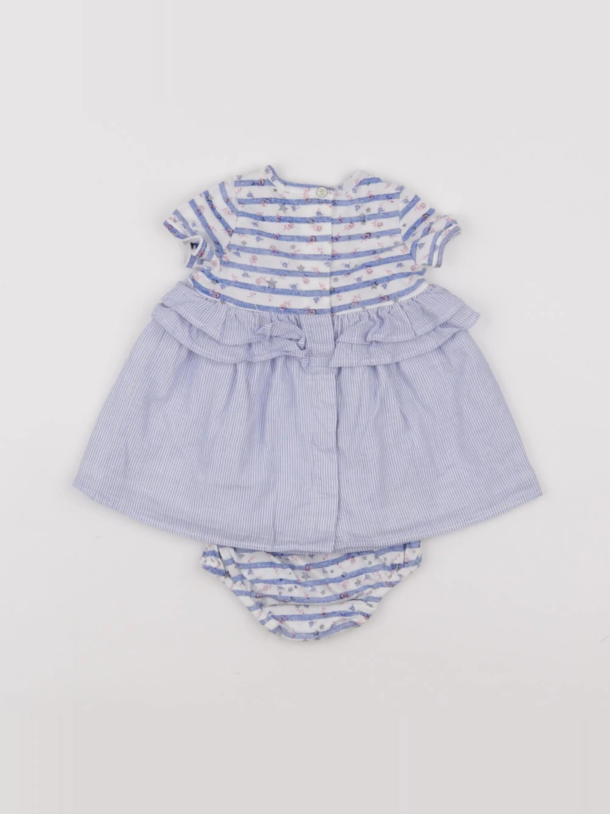 IKKS - robe bleu - 3 mois