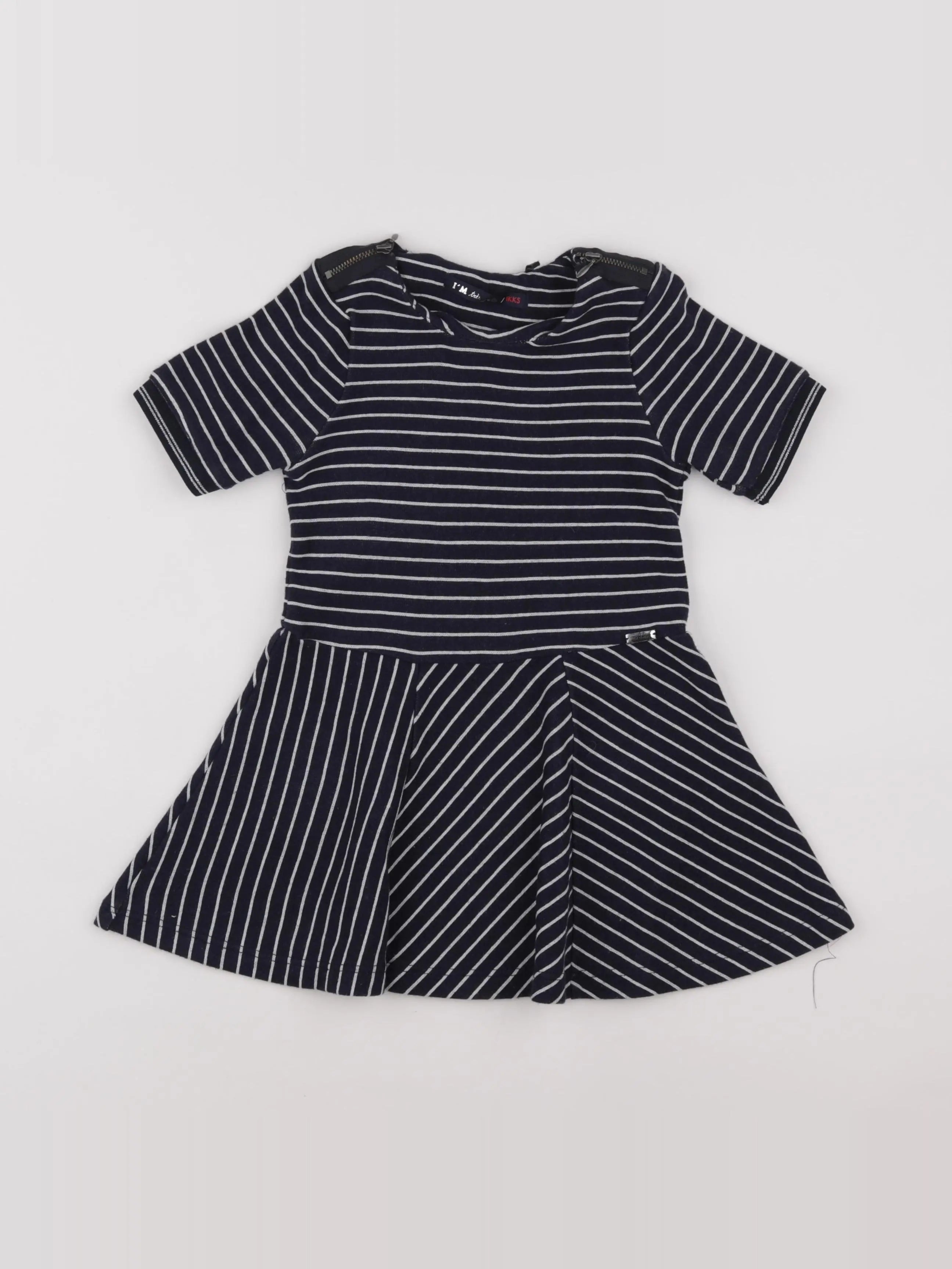 IKKS - robe bleu - 3 ans