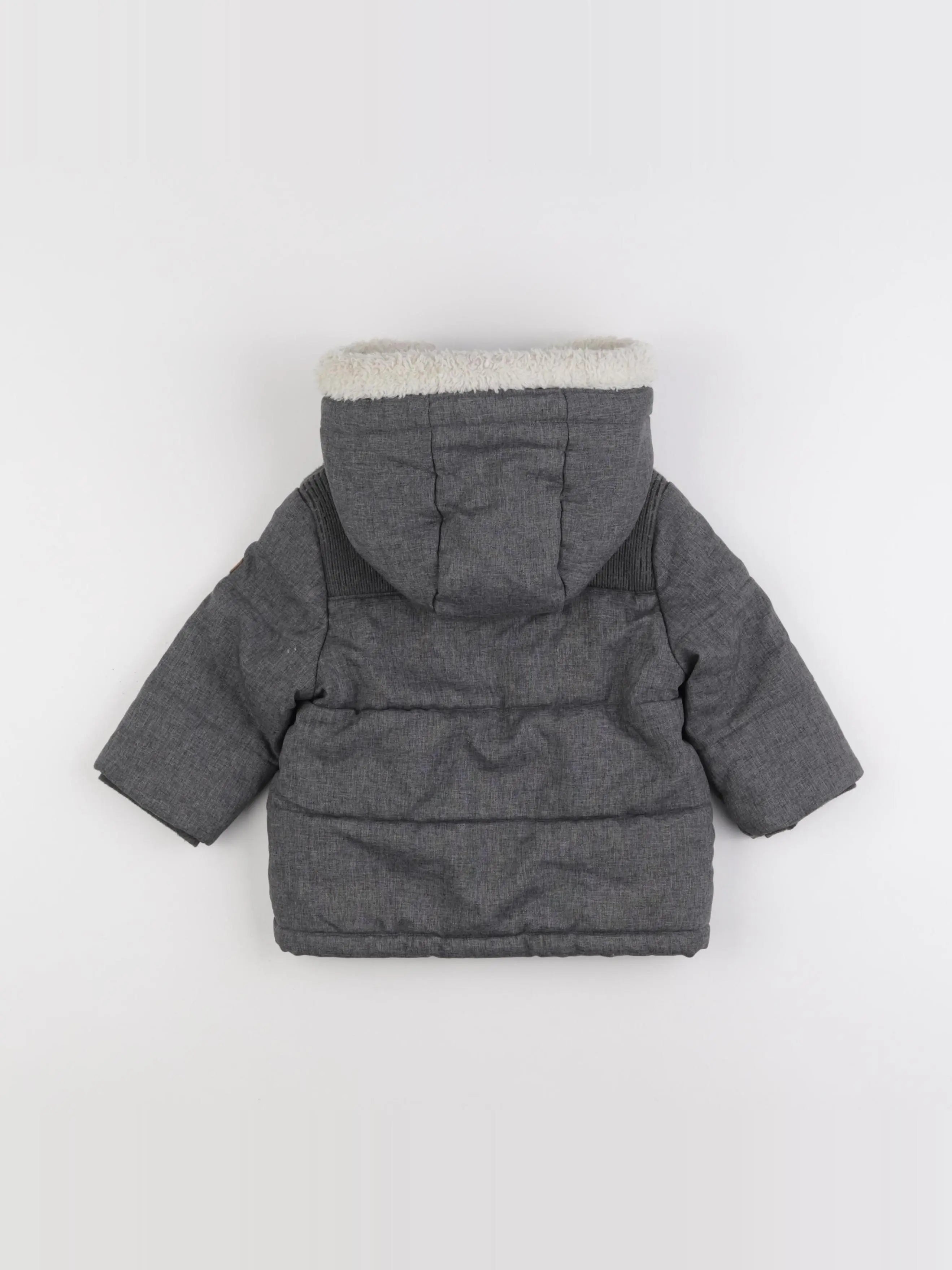 Natalys - parka gris - 18 mois