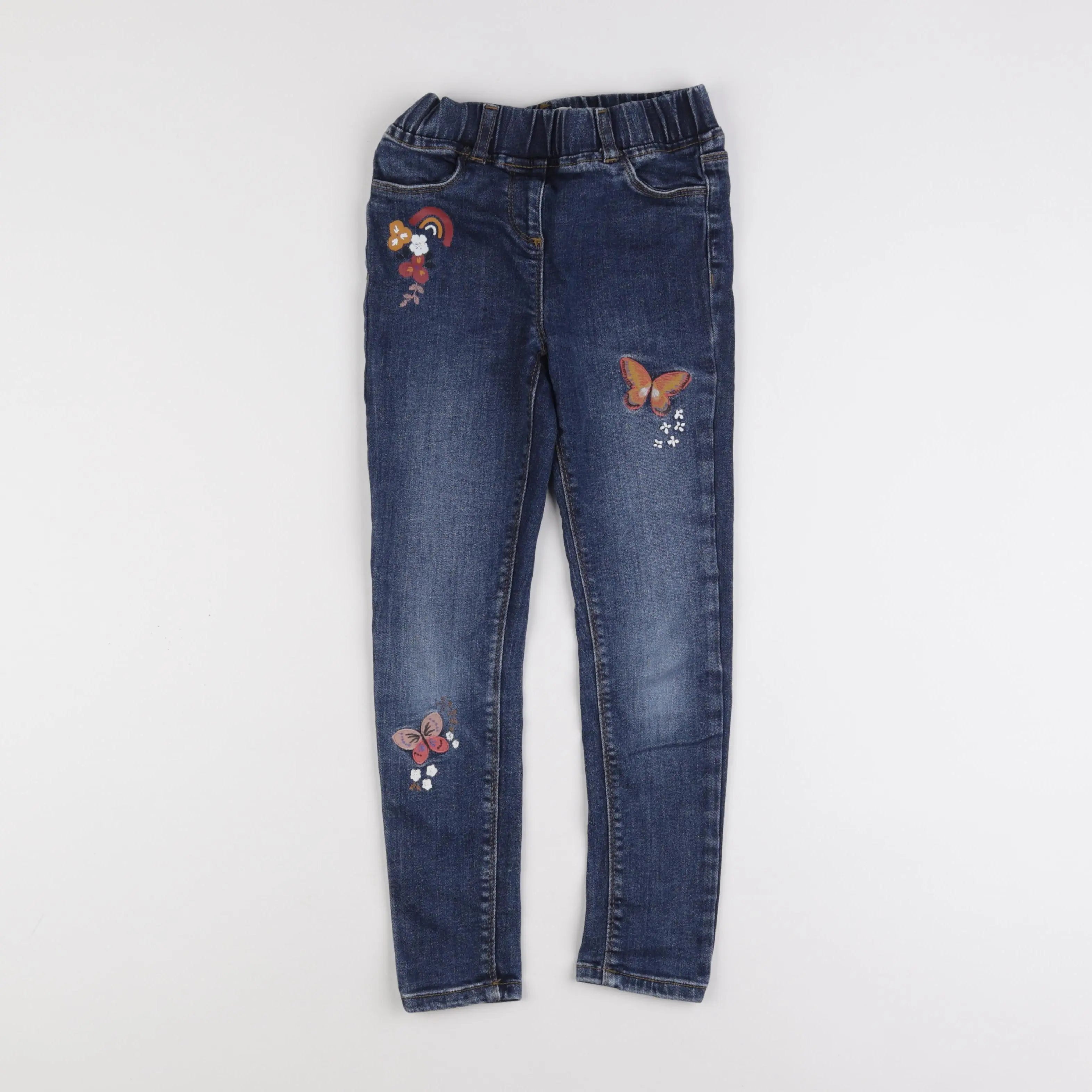 Vertbaudet - jegging bleu - 8 ans
