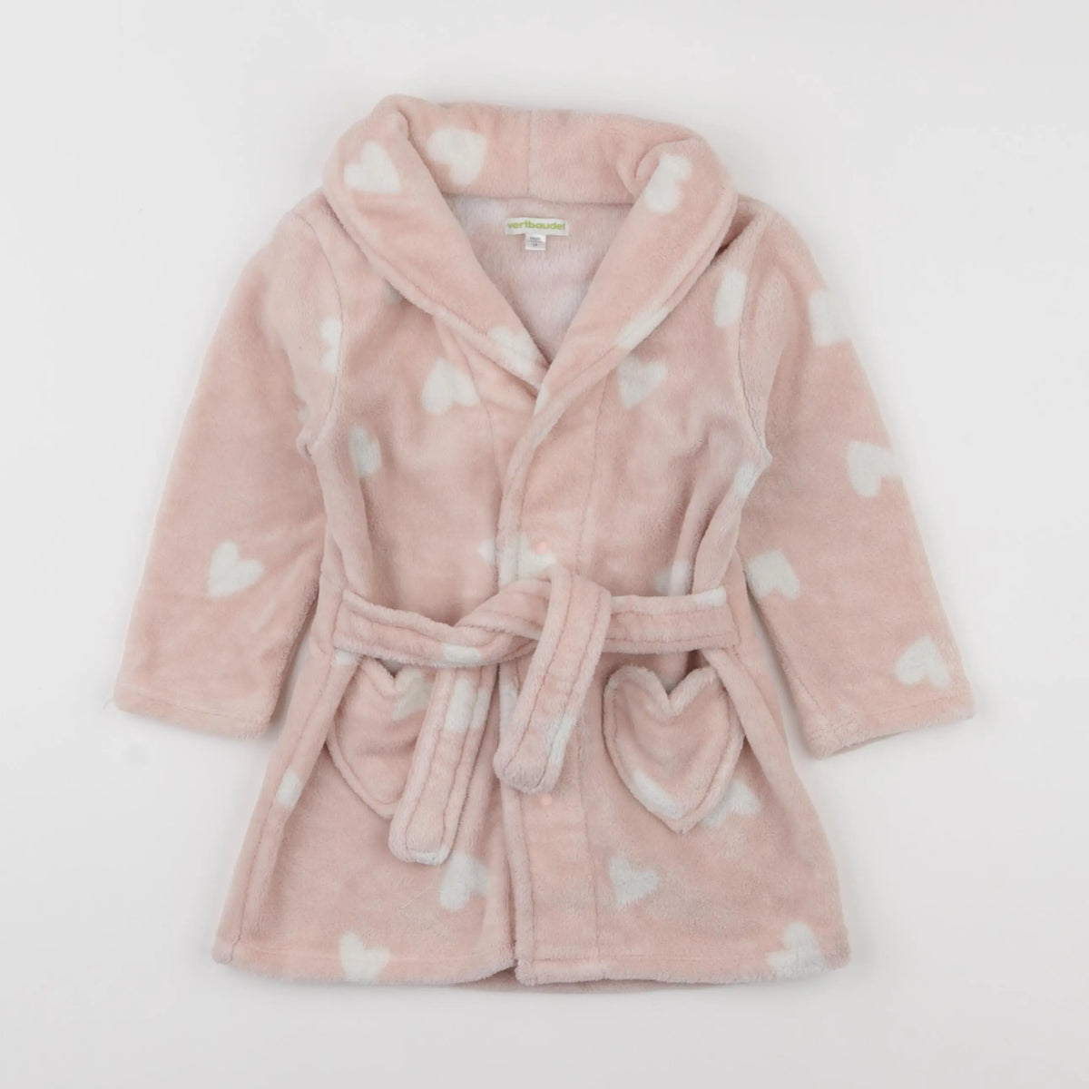 Vertbaudet - robe de chambre rose - 3 ans