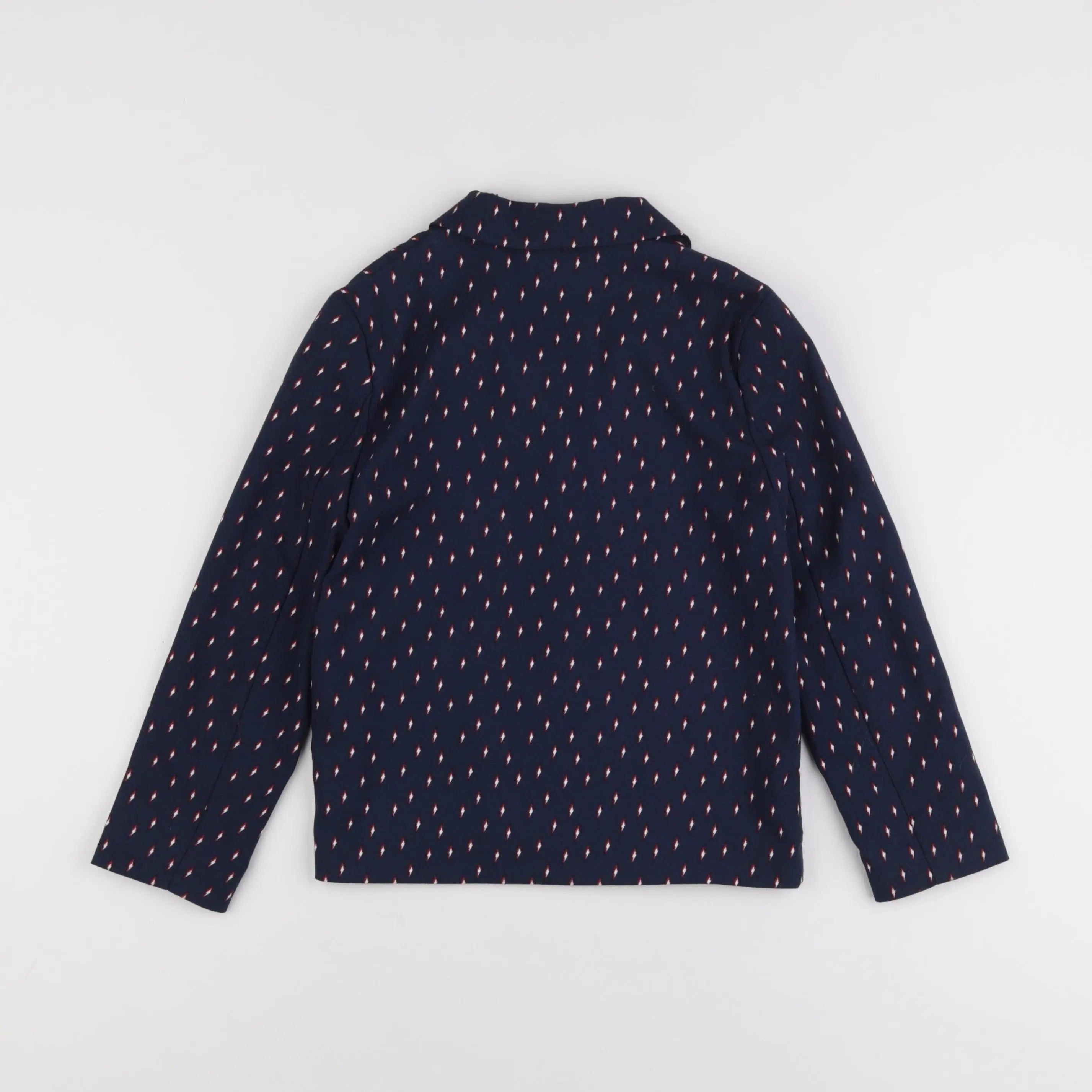 IKKS - veste bleu, rouge - 8 ans