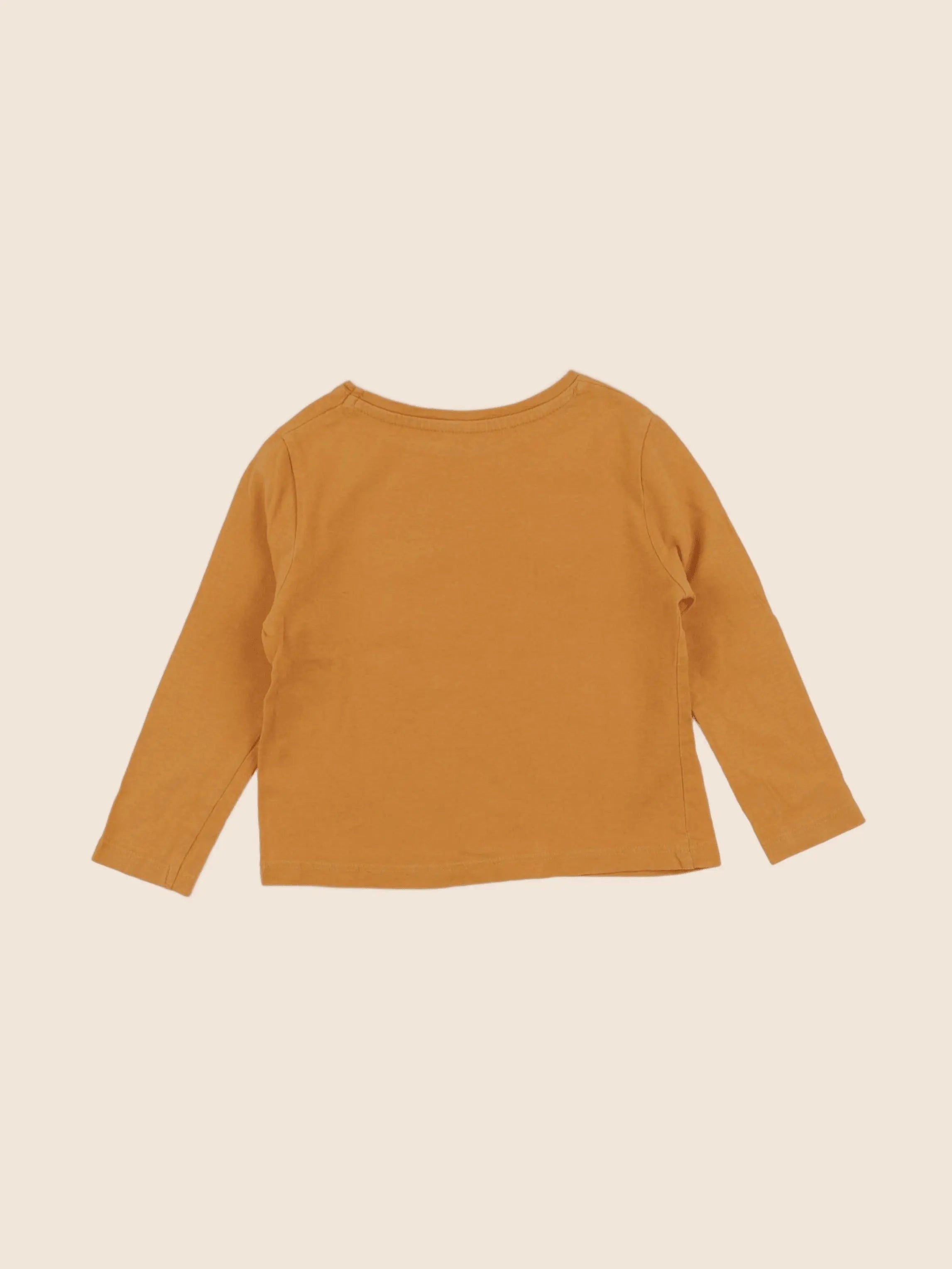 Vertbaudet - tee-shirt orange - 2 ans