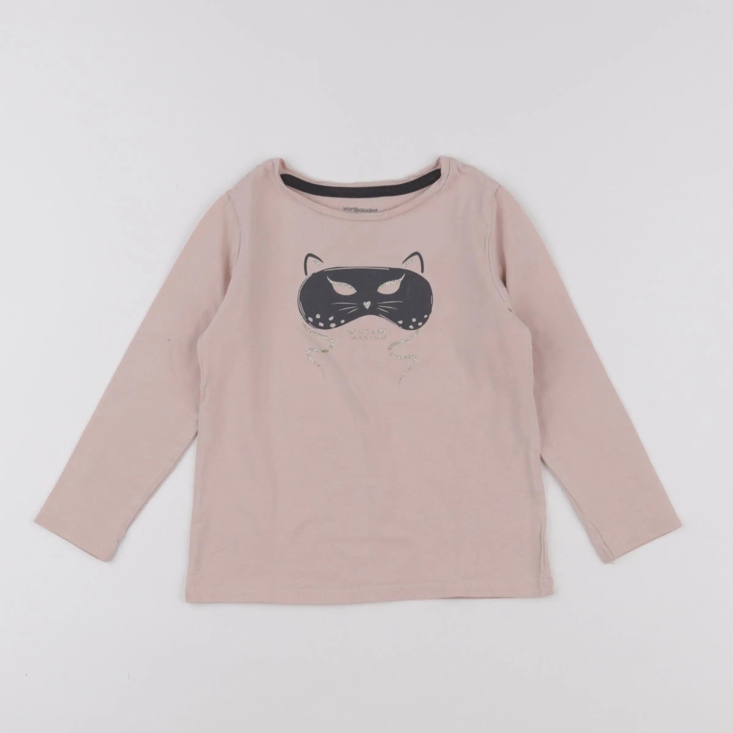 Vertbaudet - tee-shirt rose - 4 ans