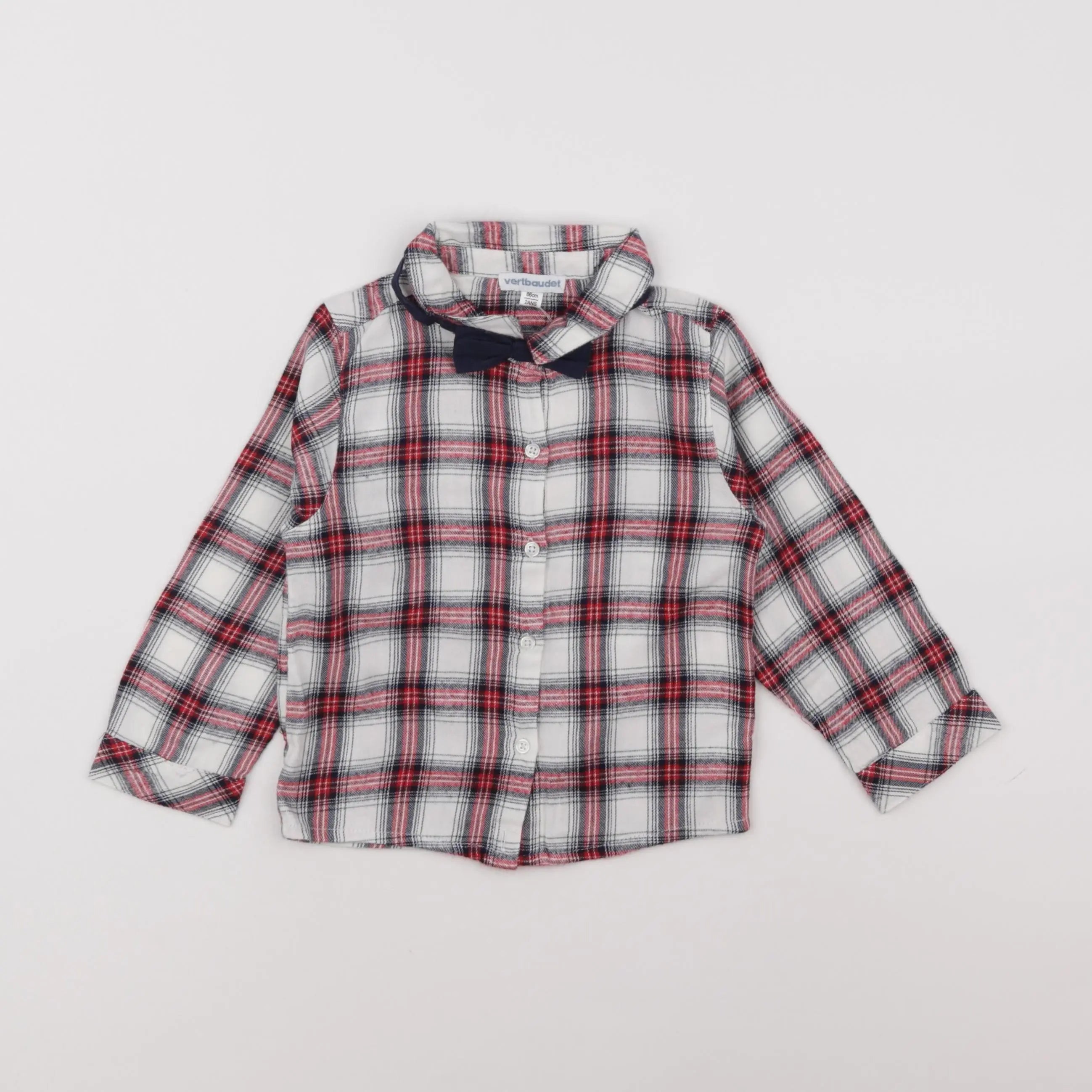 Vertbaudet - chemise blanc - 2 ans