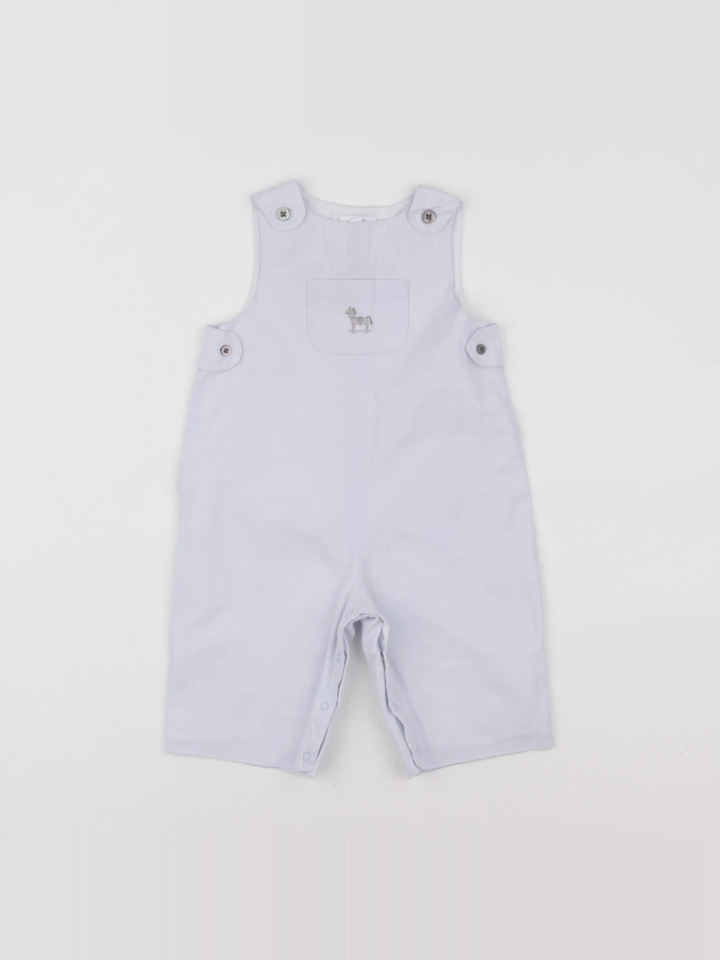Jacadi - salopette bleu - 6 mois