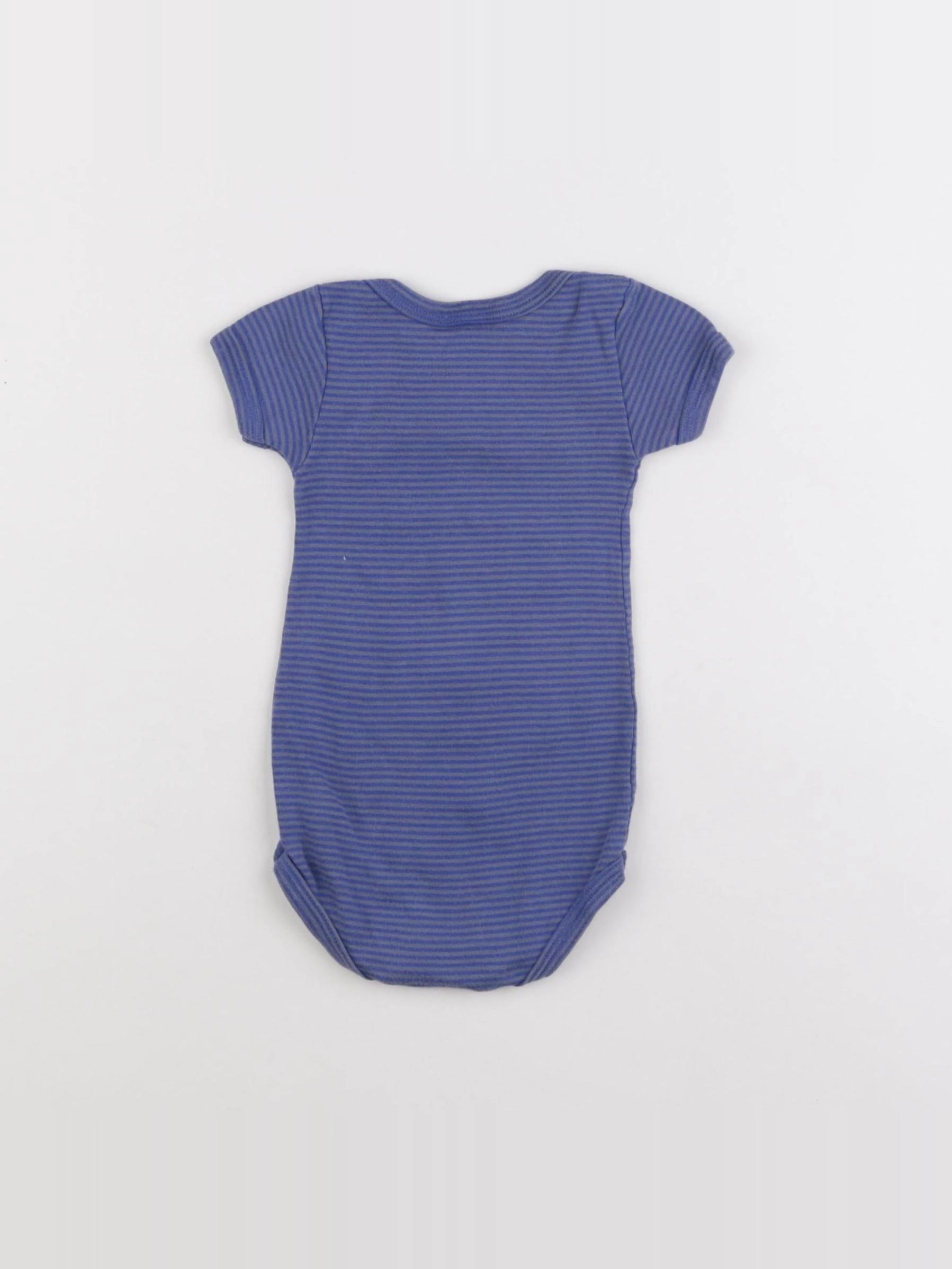 Petit Bateau - body bleu - 6 mois