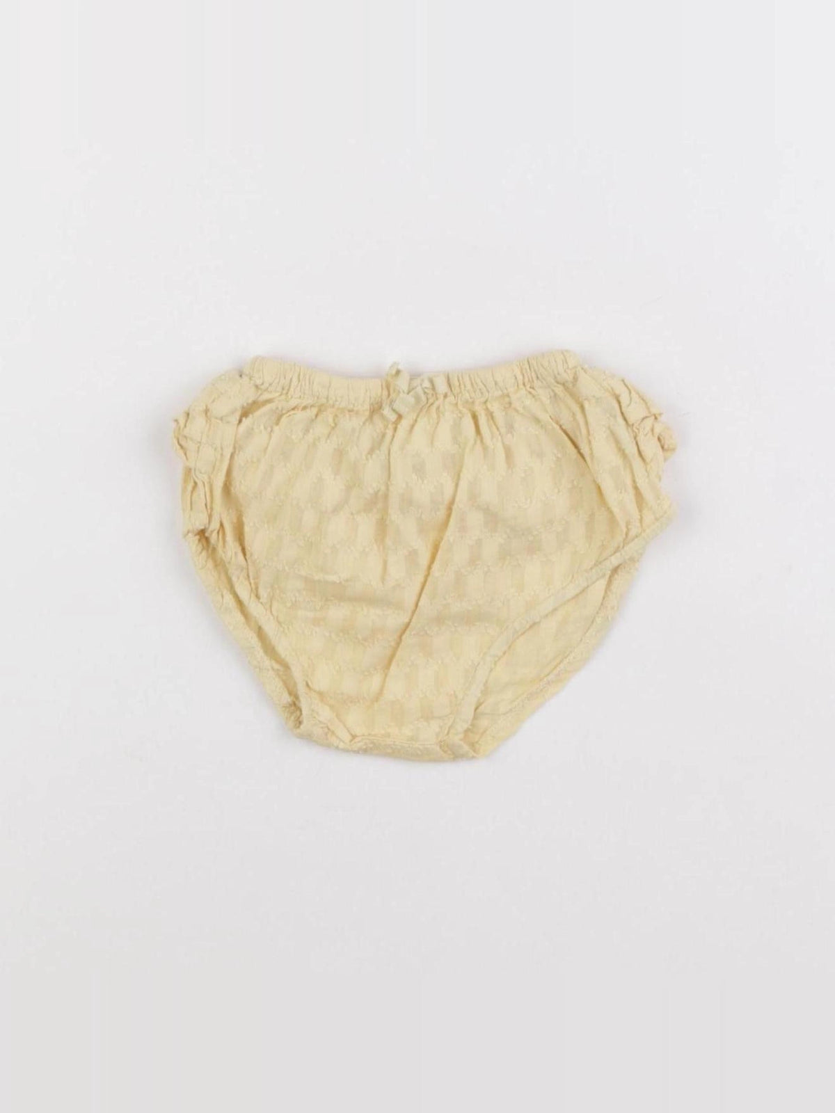 Zara - bloomer jaune - 3/6 mois