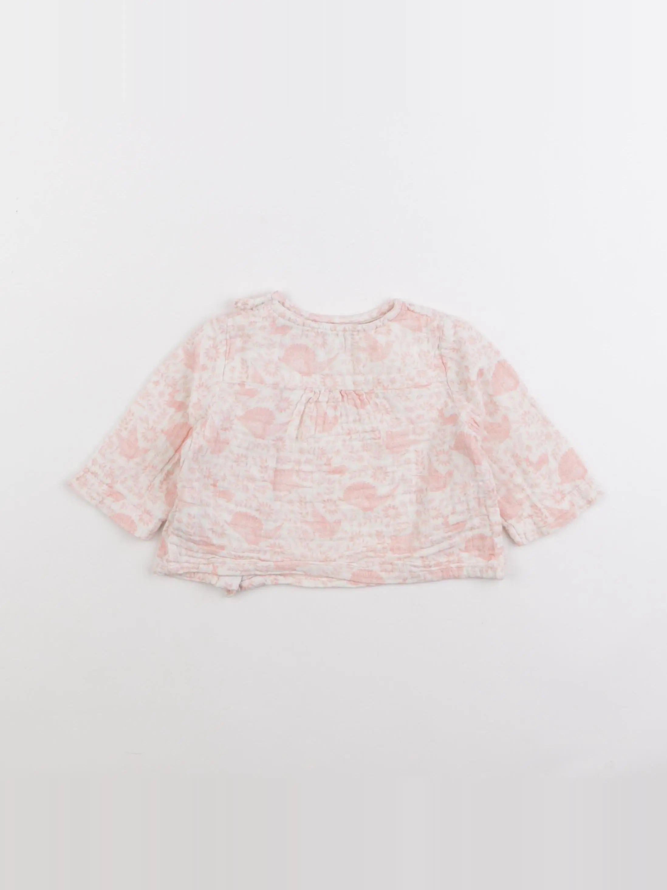Cyrillus - blouse rose - 6 mois