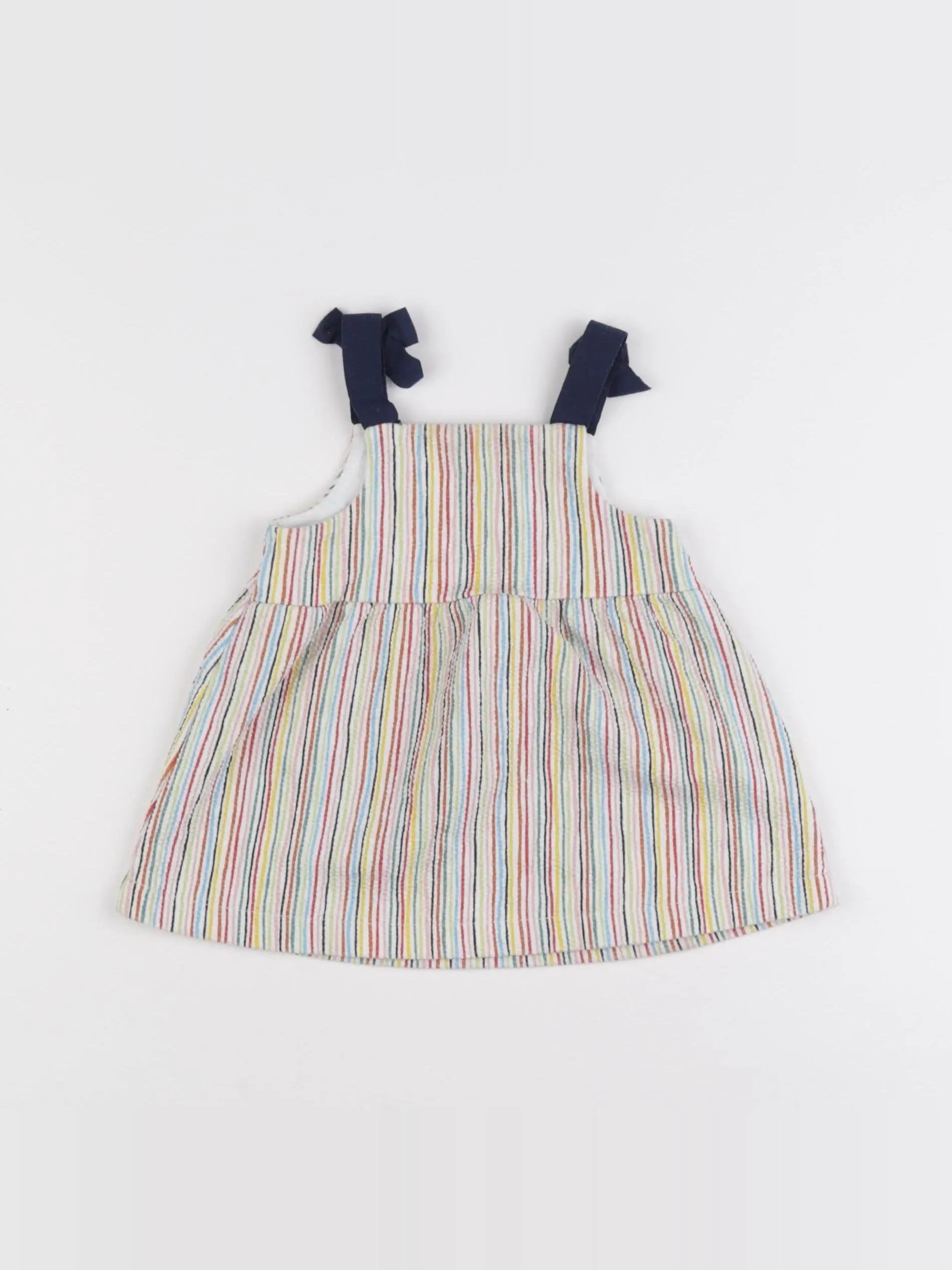 Zara - robe multicolore - 6/9 mois