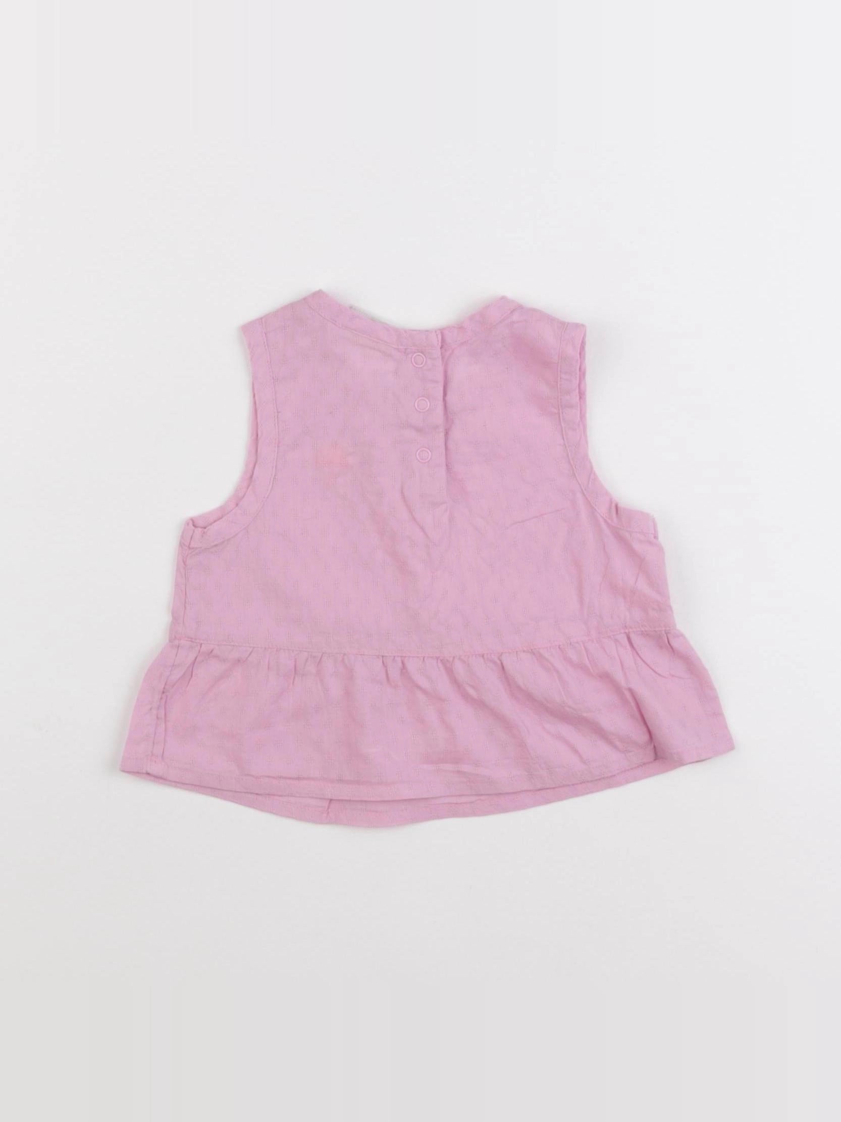 Tape à l'oeil - blouse rose - 18 mois