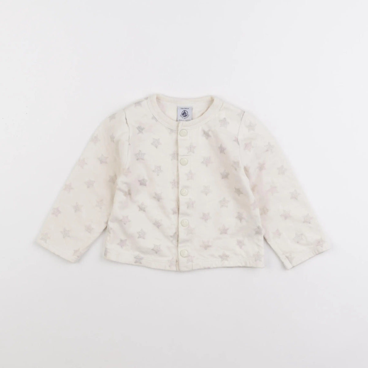 Petit Bateau - sweat beige - 24 mois
