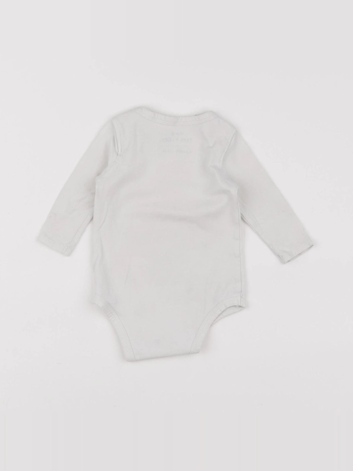 Tape à l'oeil - body blanc - 6 mois