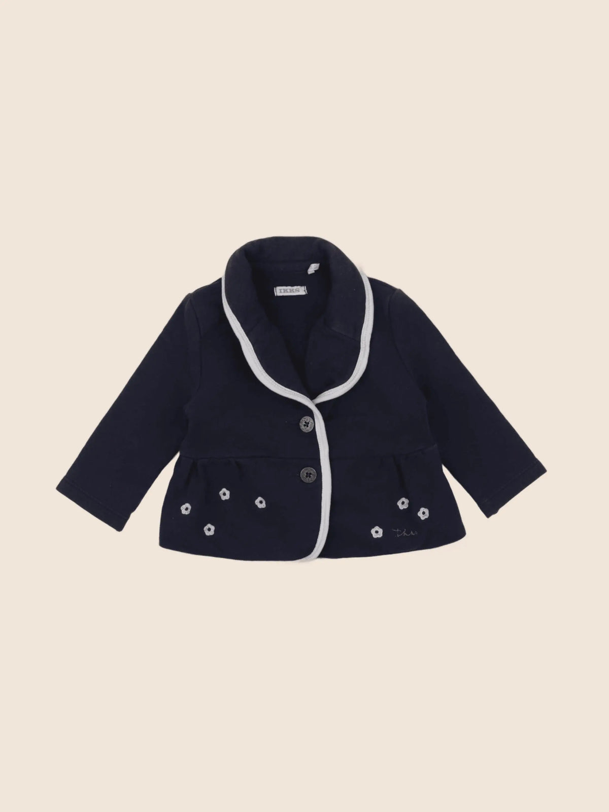 IKKS - veste bleu - 6 mois