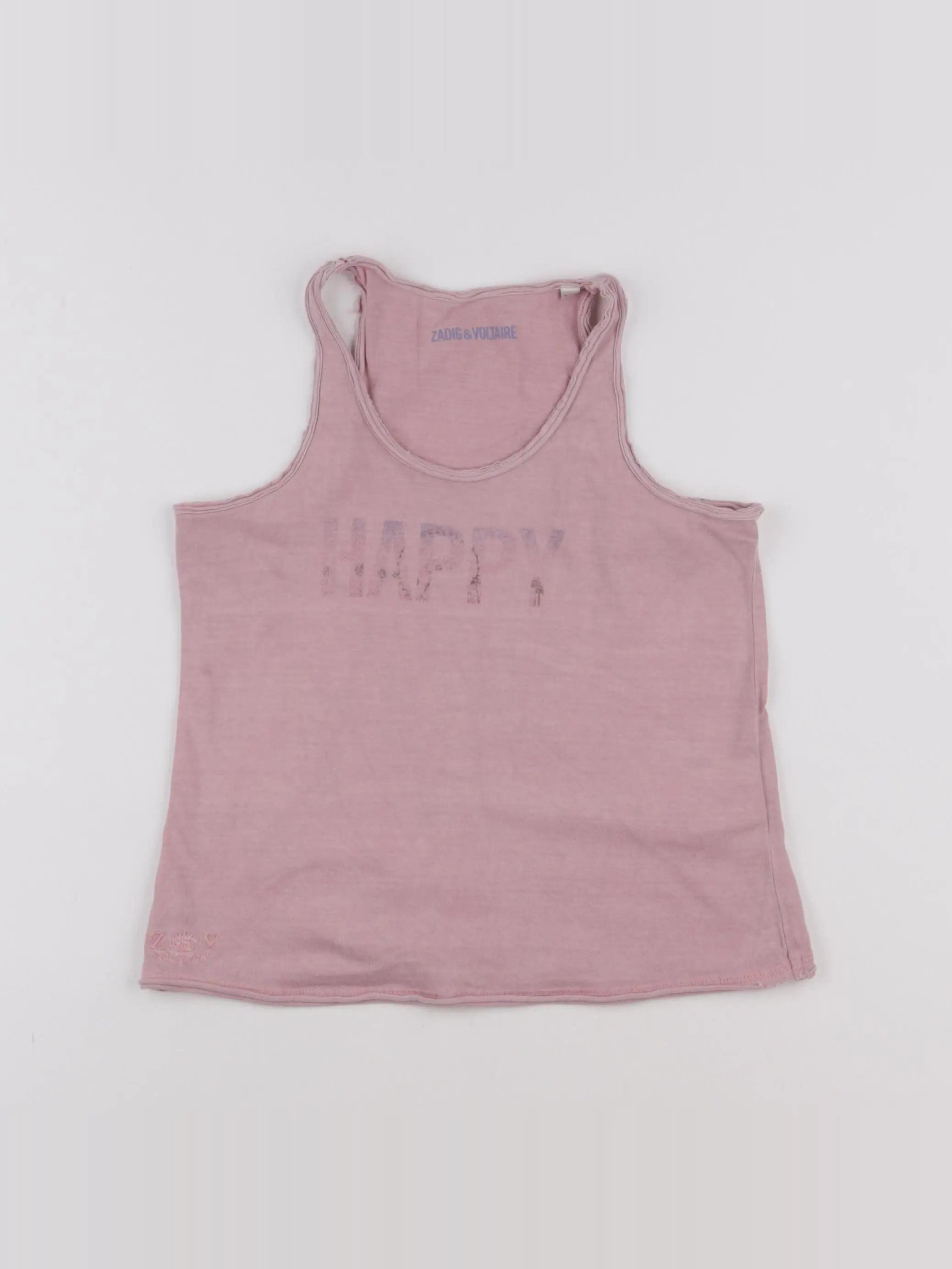 Zadig & Voltaire - débardeur rose - 6 ans