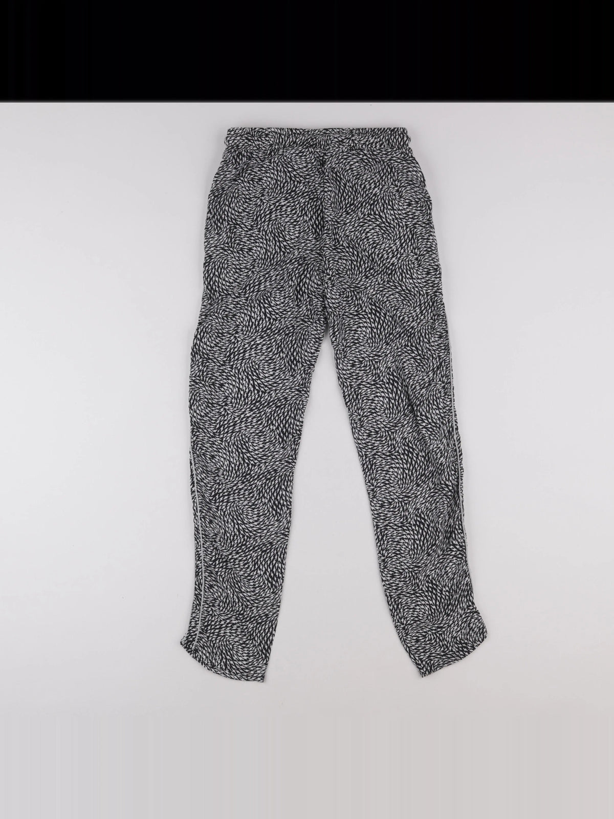 IKKS - pantalon gris, blanc - 12 ans